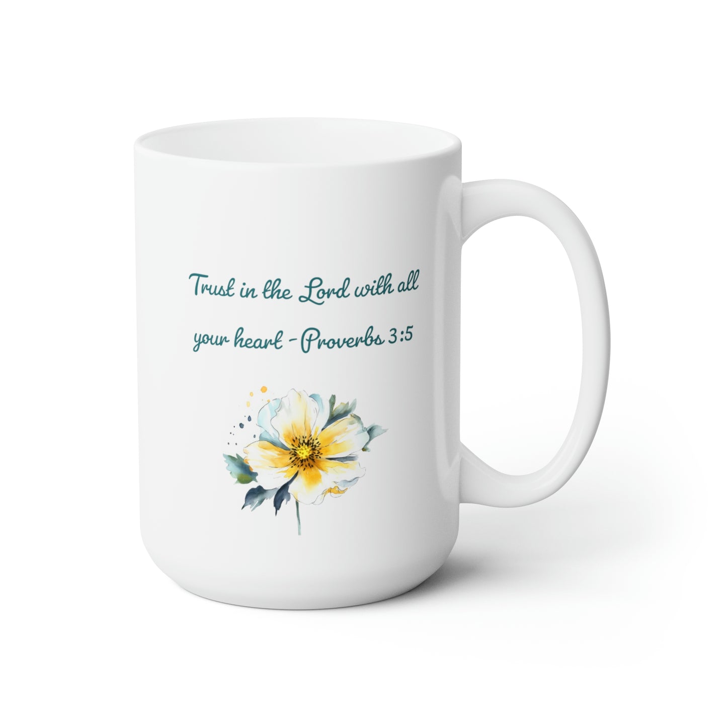Trust in the Lord, Proverbs 3:5 Mug 15oz
