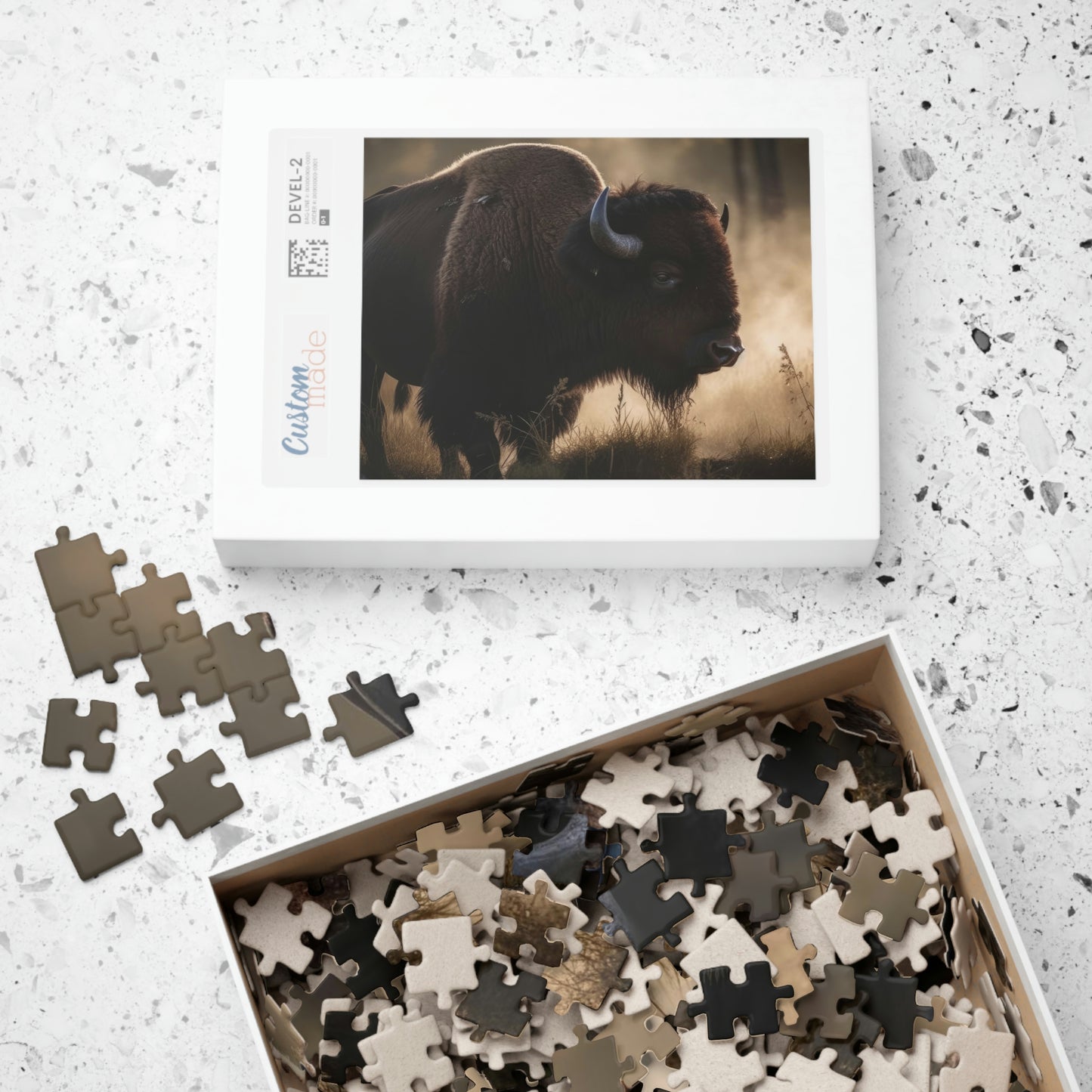 buffalo jigsaw puzzle box