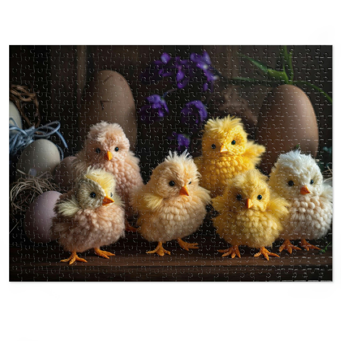 Easter Chicks Puzzle 3 (500, 1000 piece)