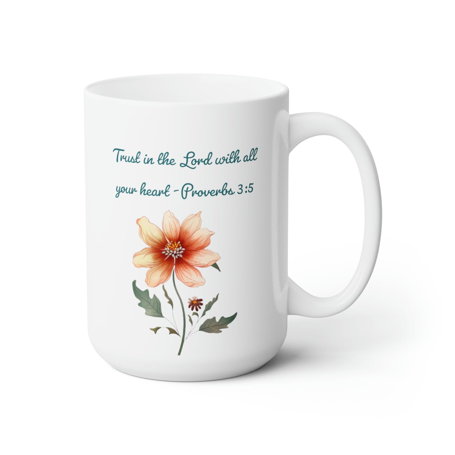 Trust in the Lord, Proverbs 3:5 Mug - 15oz