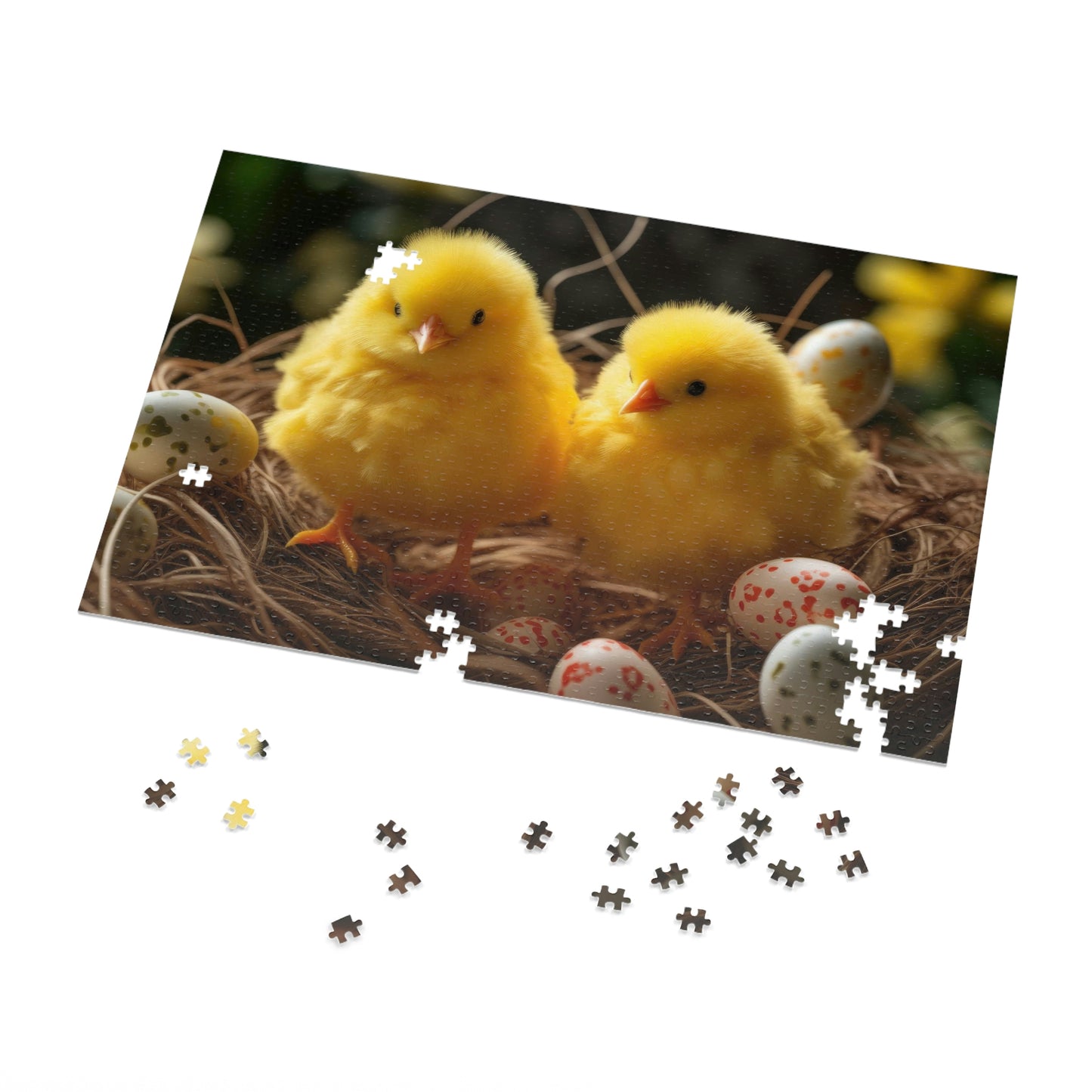 Easter Chicks 2 Puzzle: (500, 1000 pc)