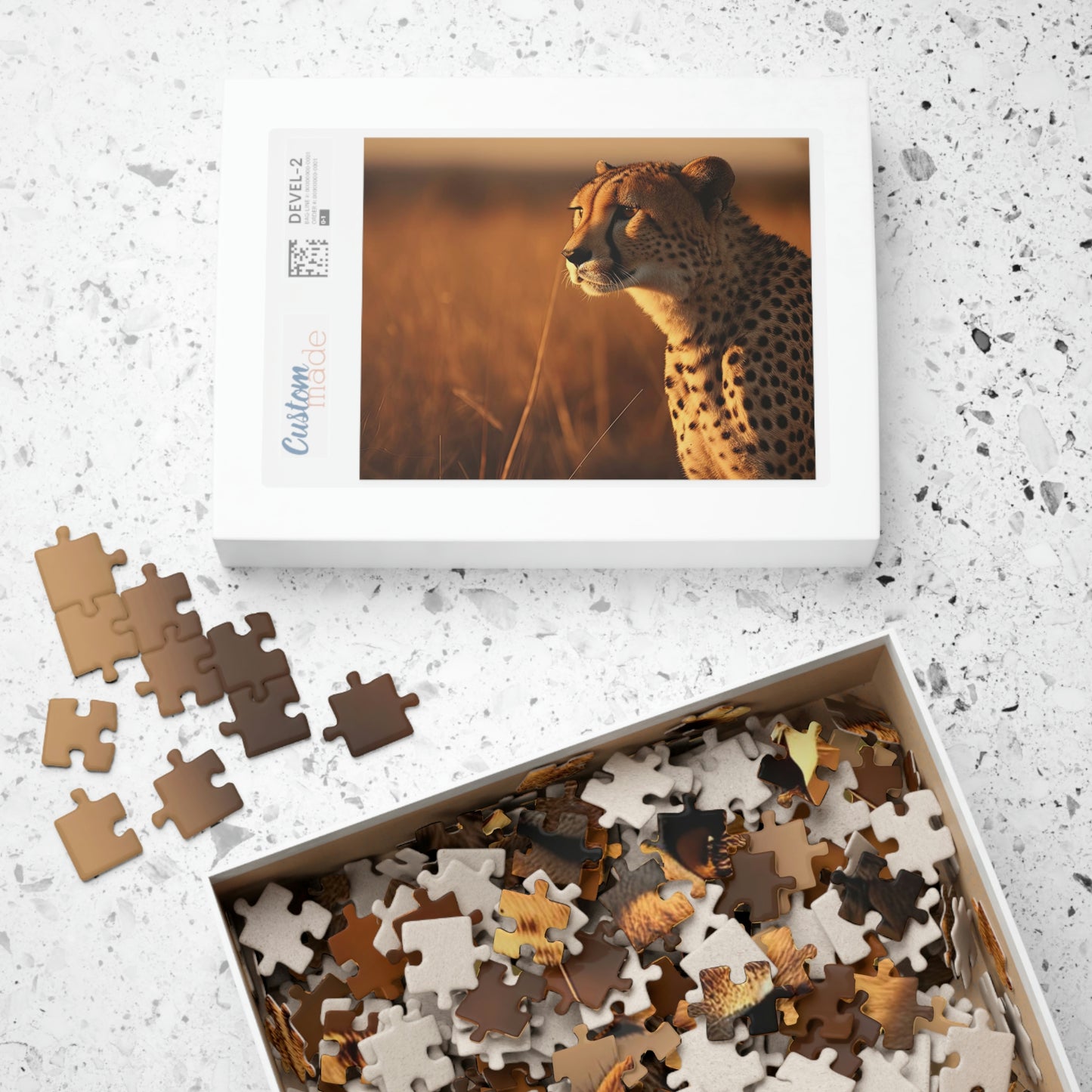 jigsaw puzzle box