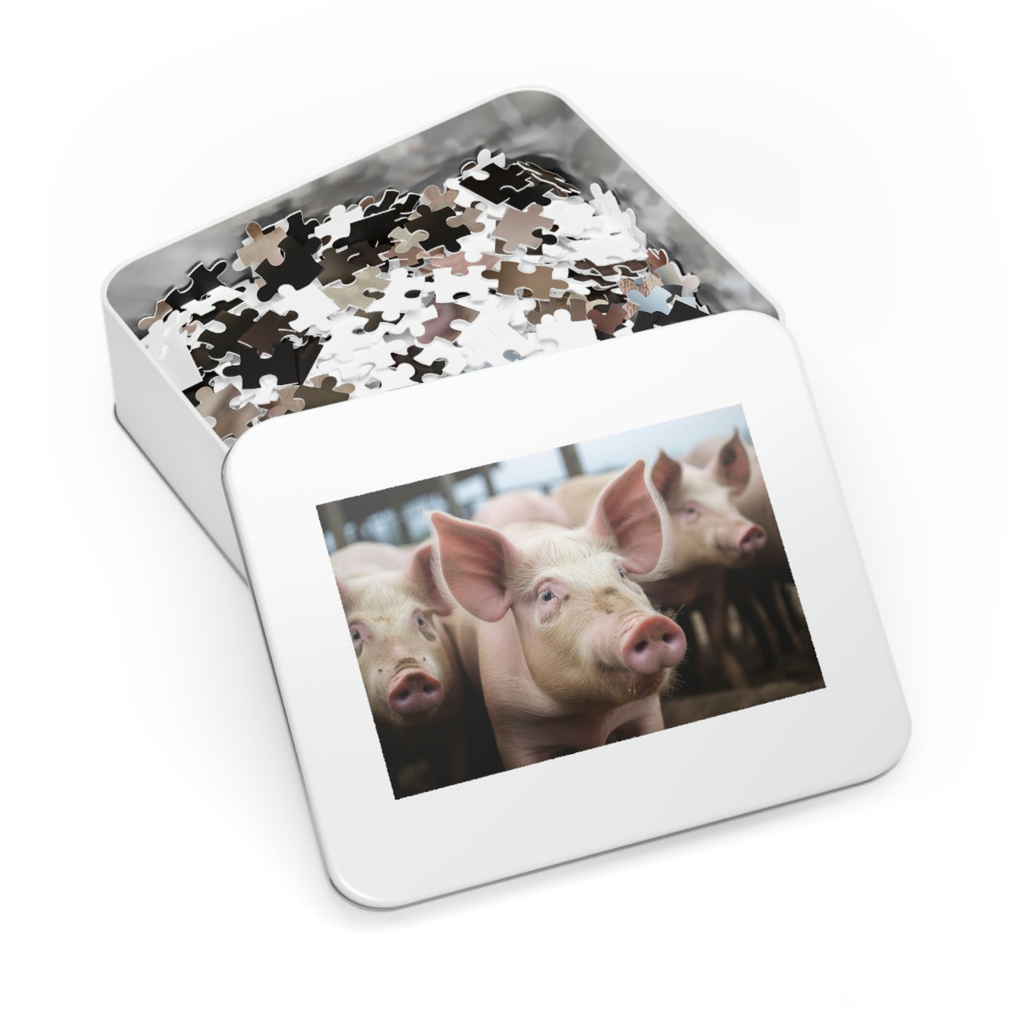 Pigs Puzzle 1: (500, 1000 piece)