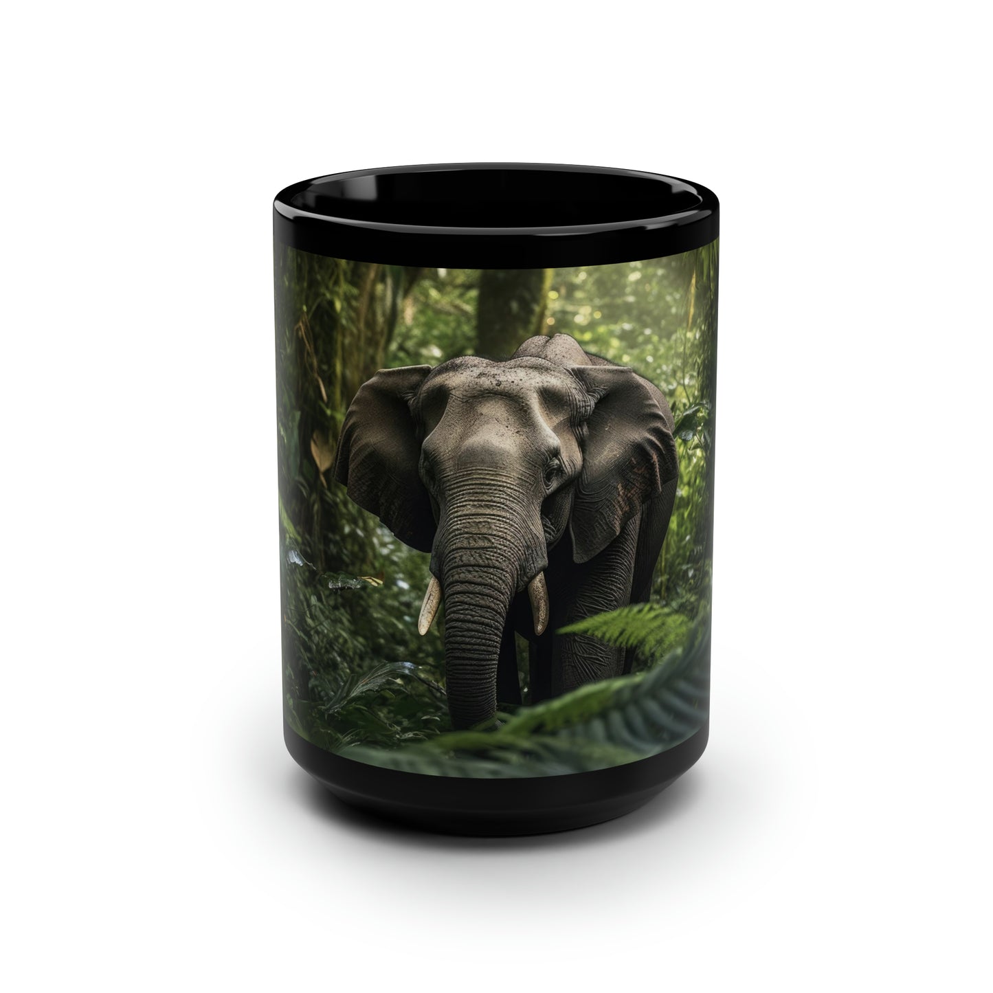 Elephant Mug - 15 oz Ceramic Mug