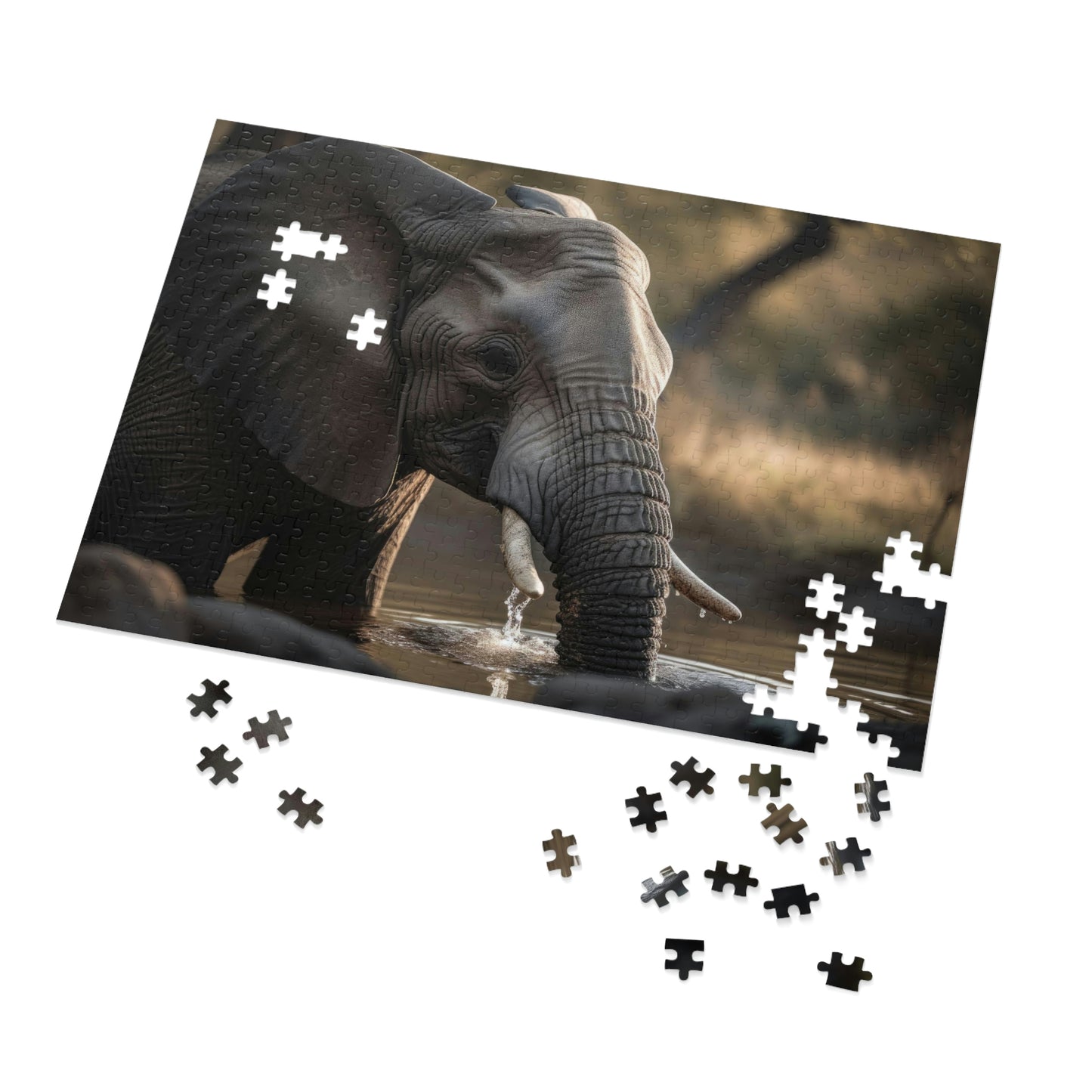 Elephant's Serene Oasis 2 (500, 1000 piece)