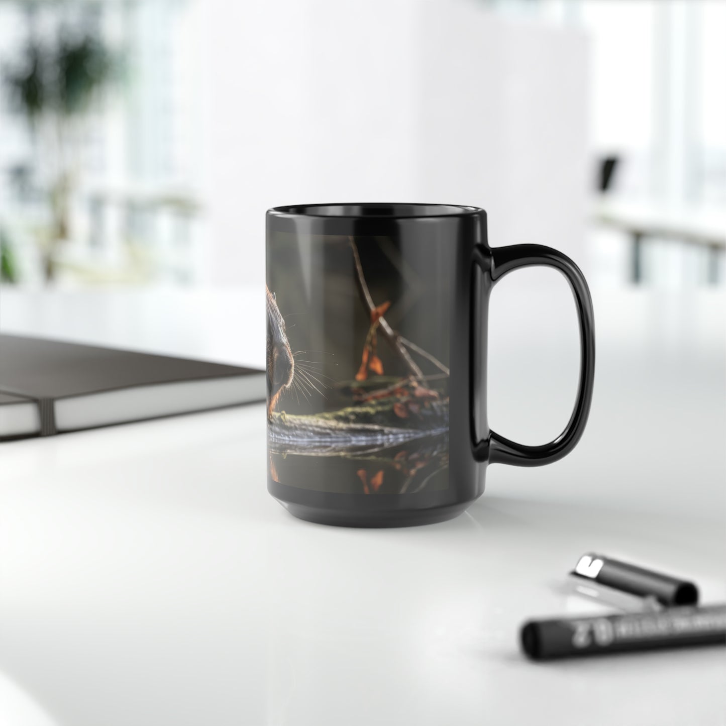 Beaver Mug - 15 oz Ceramic Mug