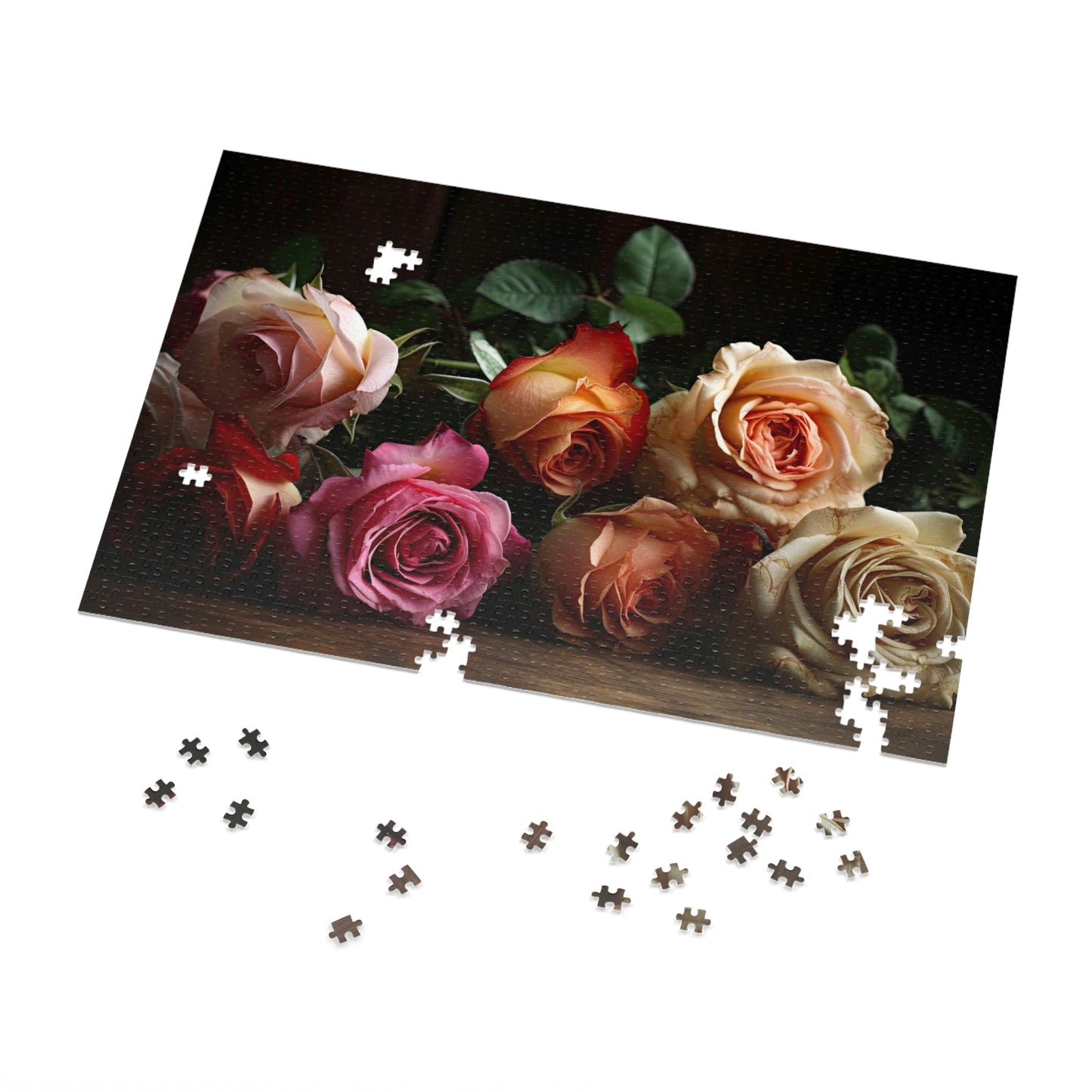 Timeless Roses 4 Puzzle:  (500, 1000 piece)