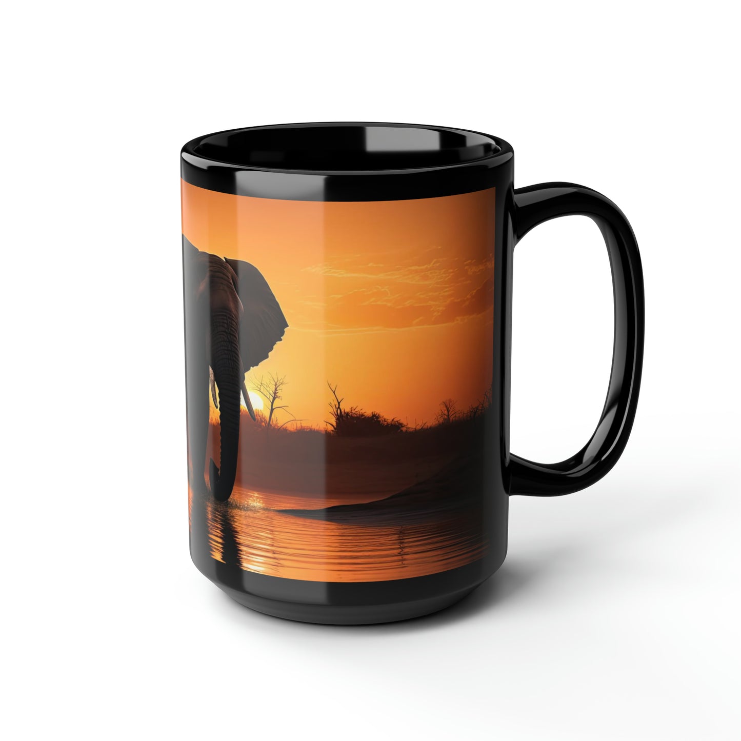 Elephant Mug - 15 oz Ceramic Mug
