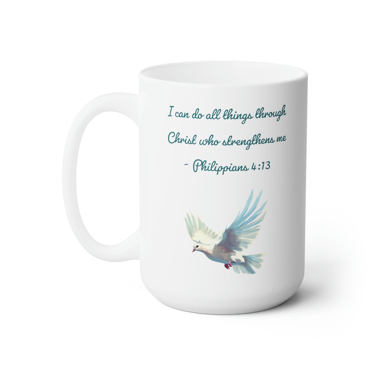 Philippians 4:13, Mug 15oz