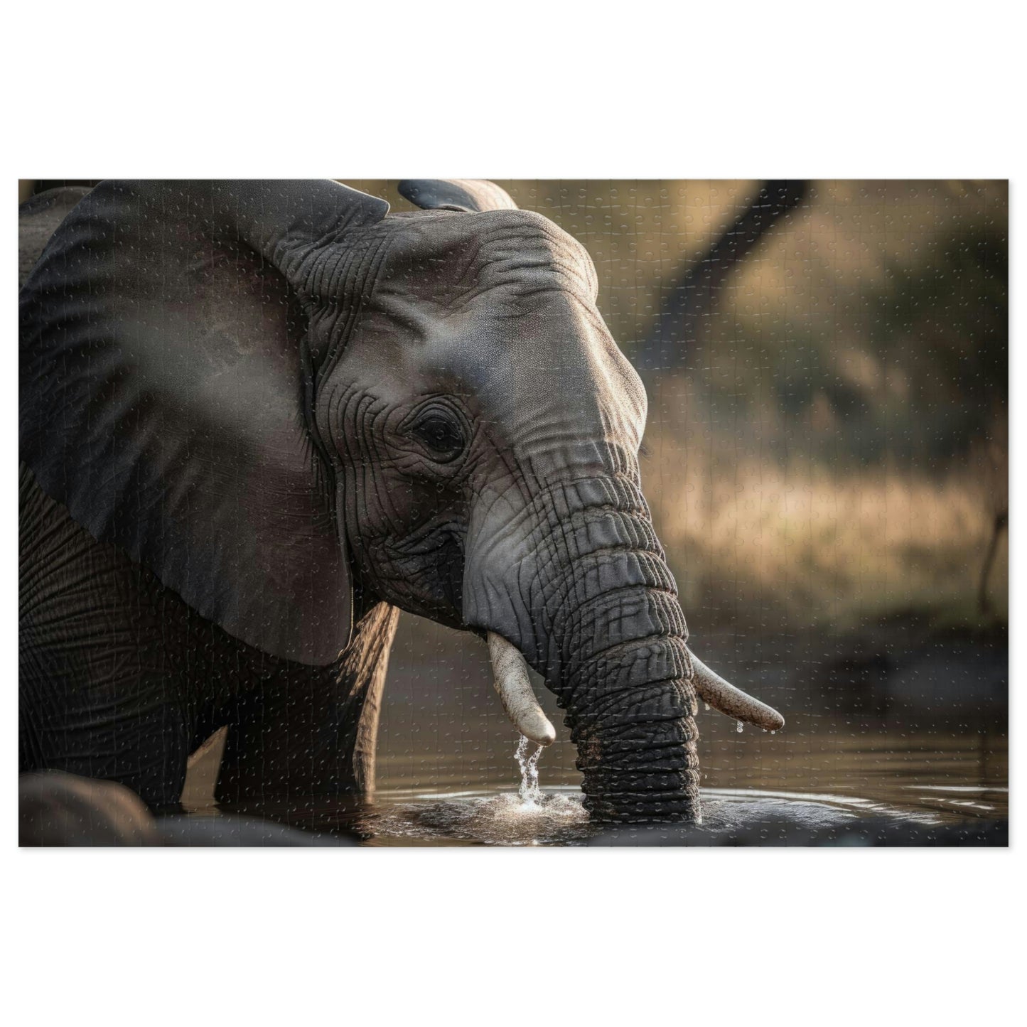 Elephant's Serene Oasis 2 (500, 1000 piece)