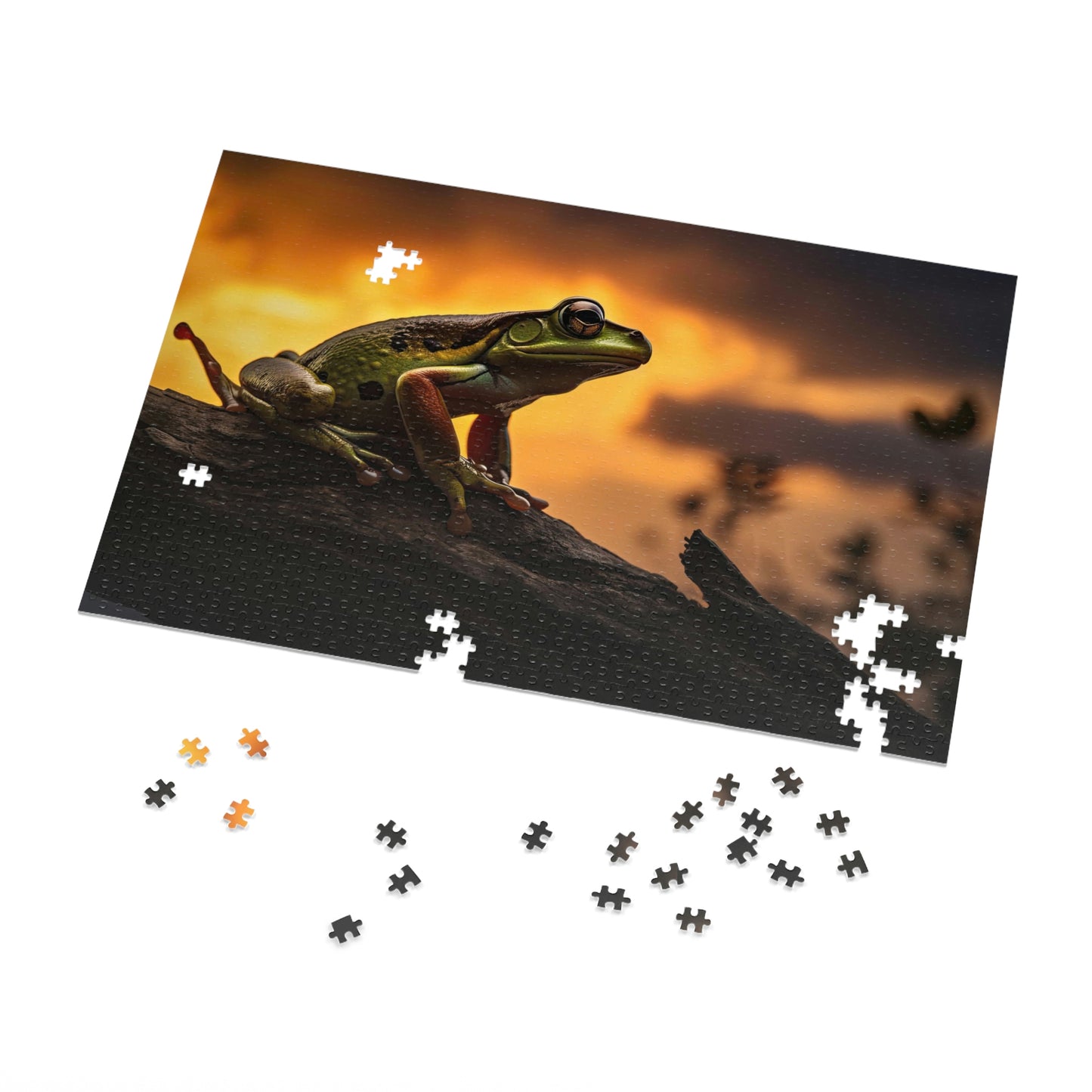 Frog's Serenade at Dusk 2 (500, 1000 piece)