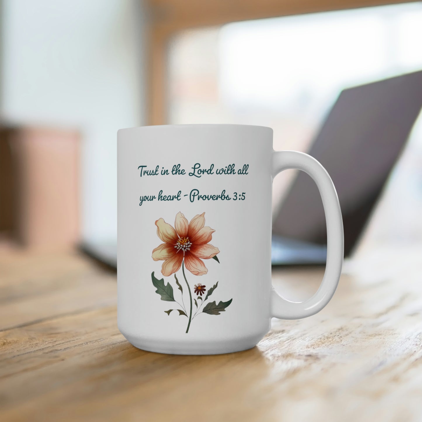 Trust in the Lord, Proverbs 3:5 Mug - 15oz
