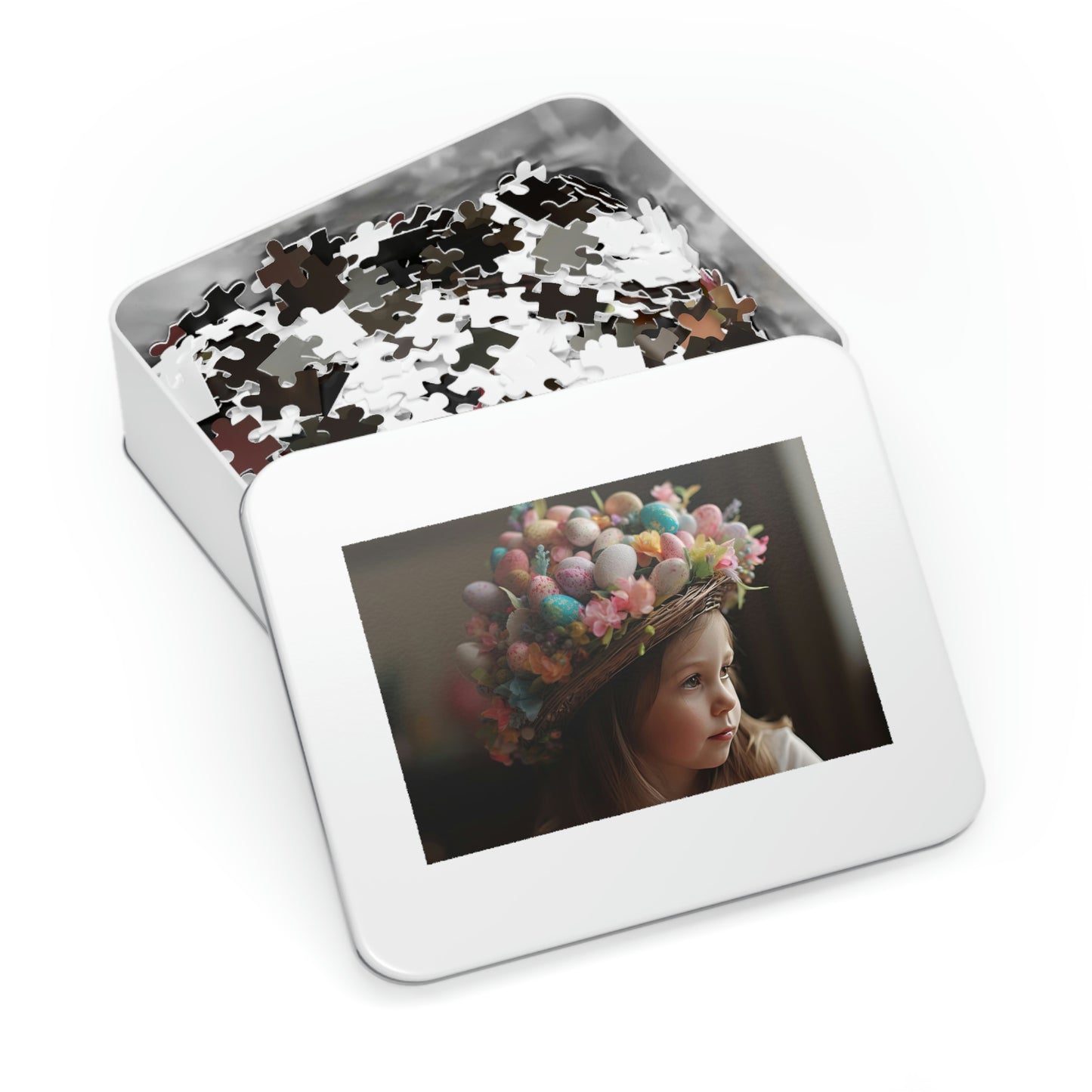 Girl in Easter Bonnet Puzzle (500, 1000 pc)