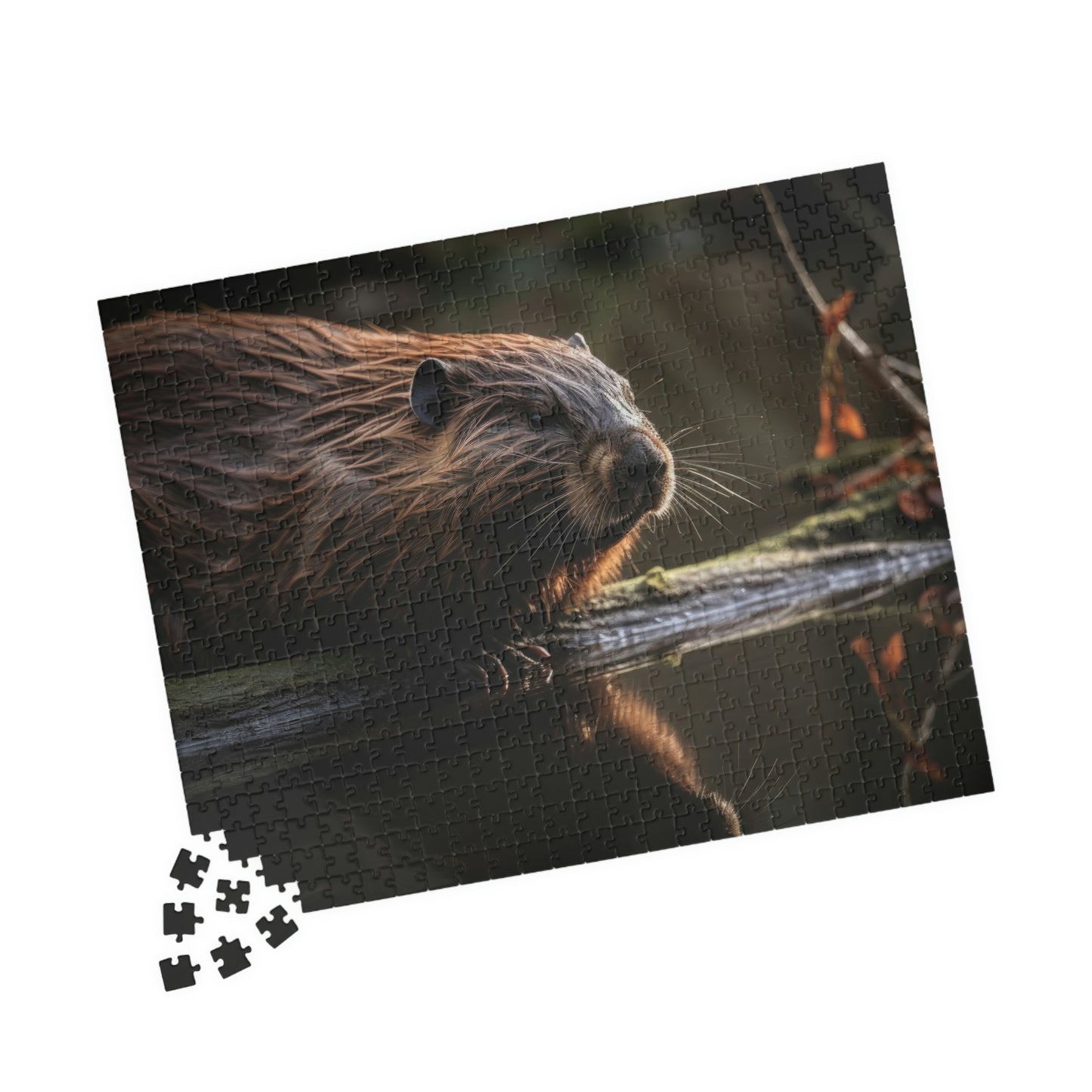 beaver jigsaw pieces