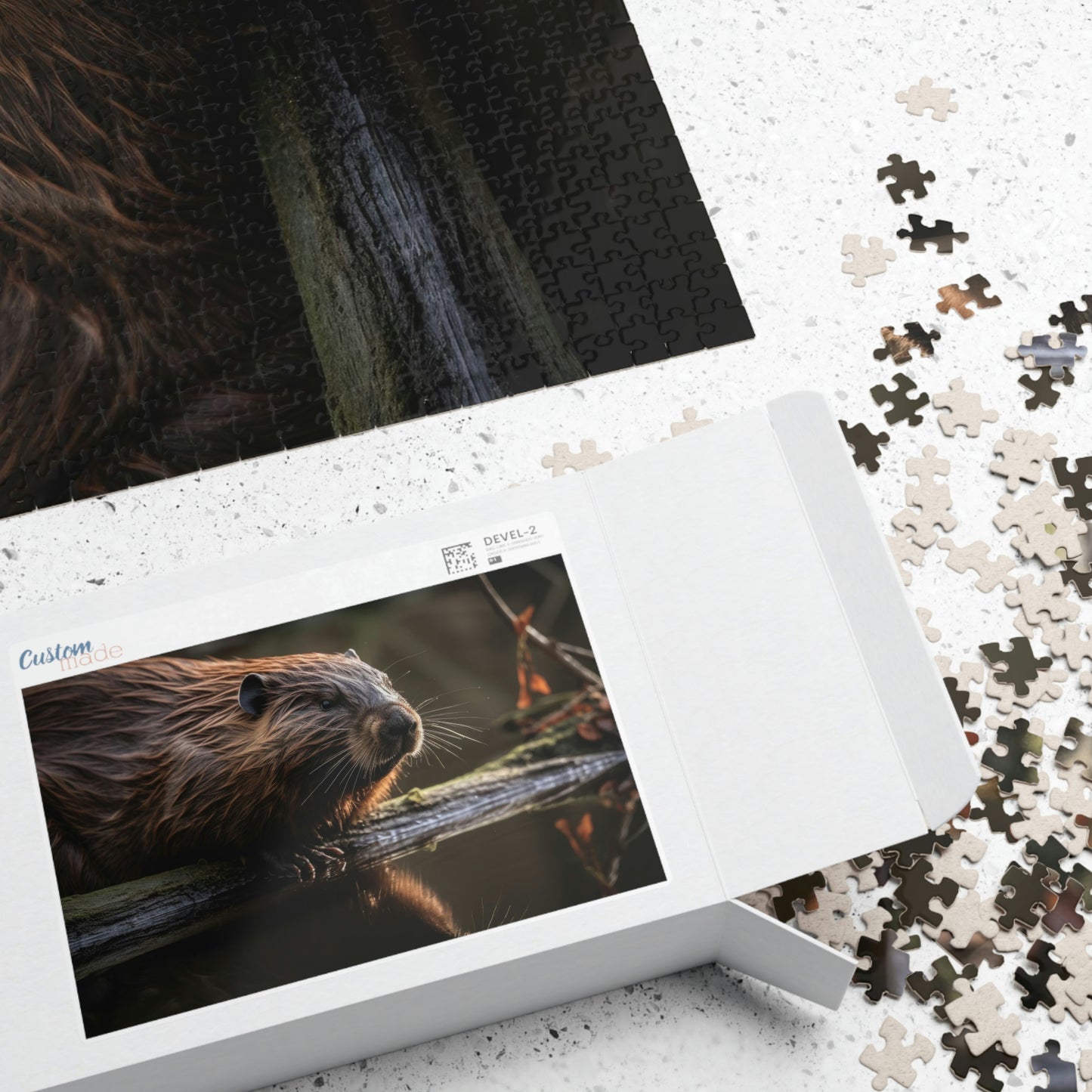 beaver puzzle box