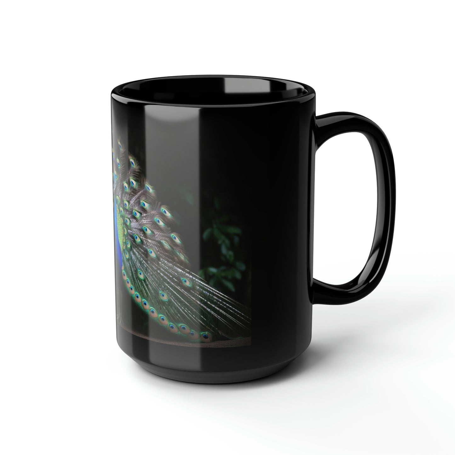 Peacock Mug - 15oz Ceramic Mug