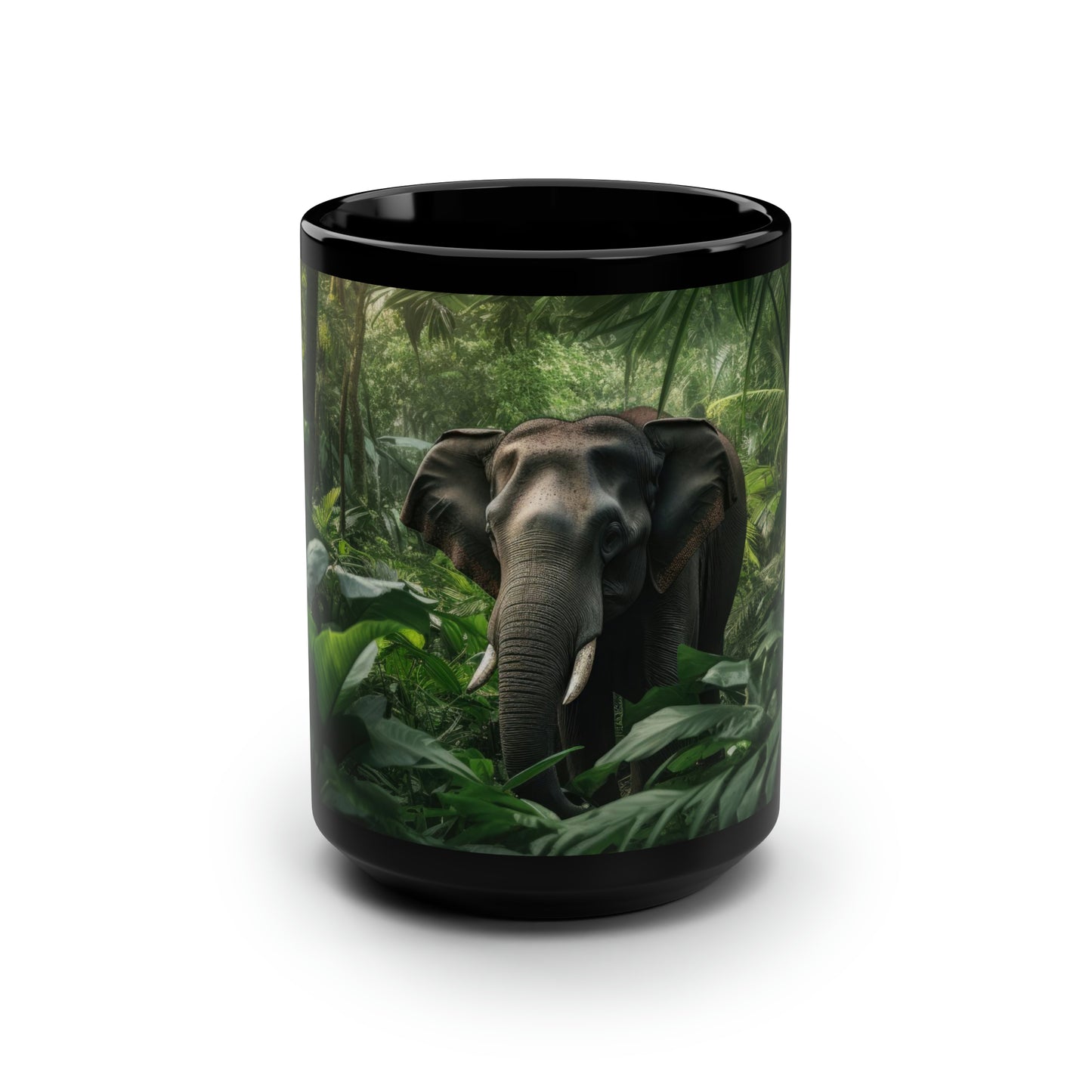 Elephant Mug - 15 oz Ceramic Mug