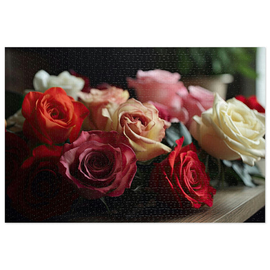 Timeless Roses 1 Puzzle (500, 1000 piece)
