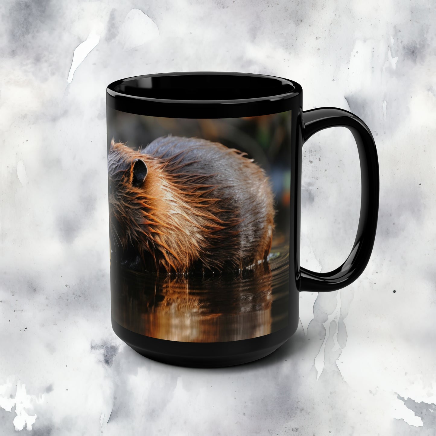 Beaver Mug - 15 oz Ceramic Mug