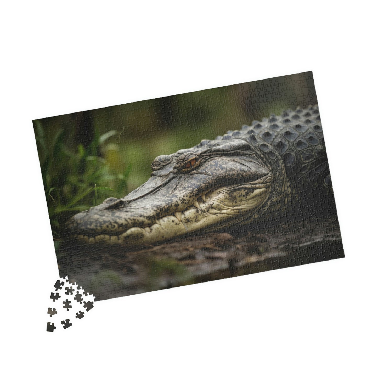 alligator jigsaw puzzle pieces