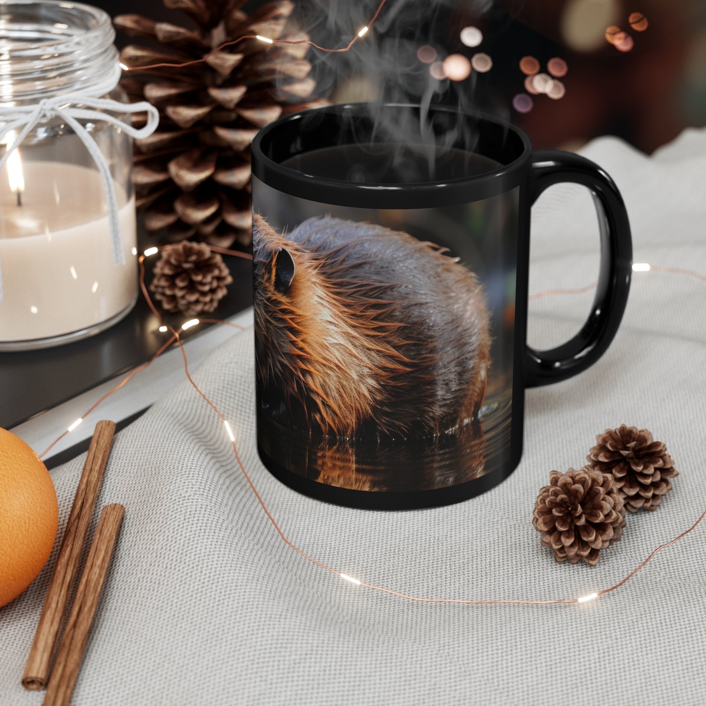 Beaver Mug - 11 oz Ceramic Mug