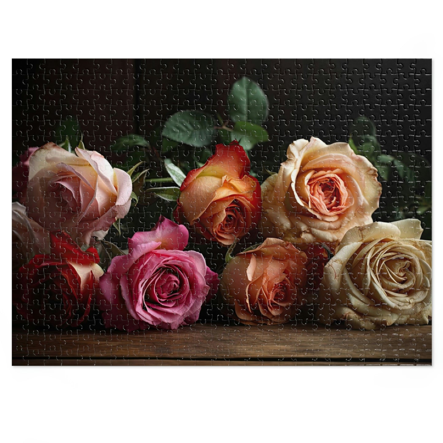 Timeless Roses 4 Puzzle:  (500, 1000 piece)