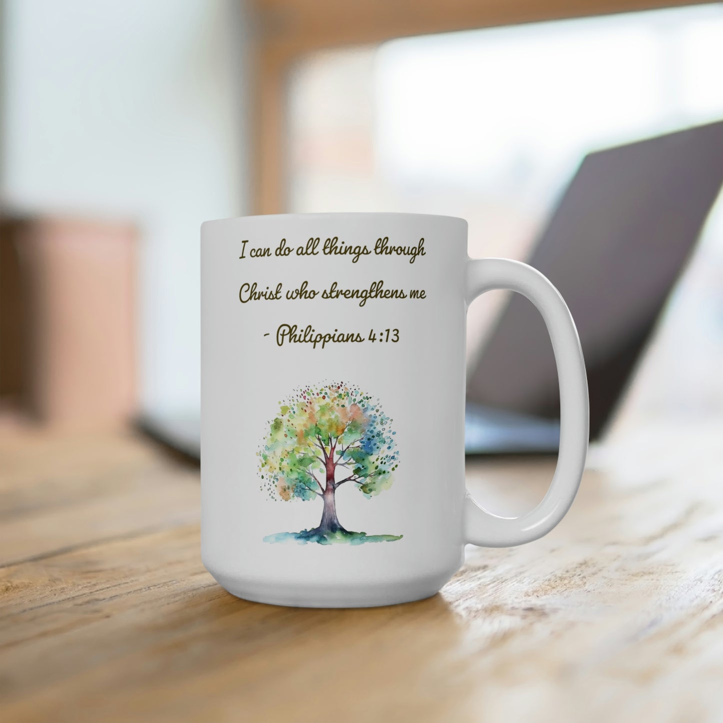Philippians 4:13 Mug 15oz