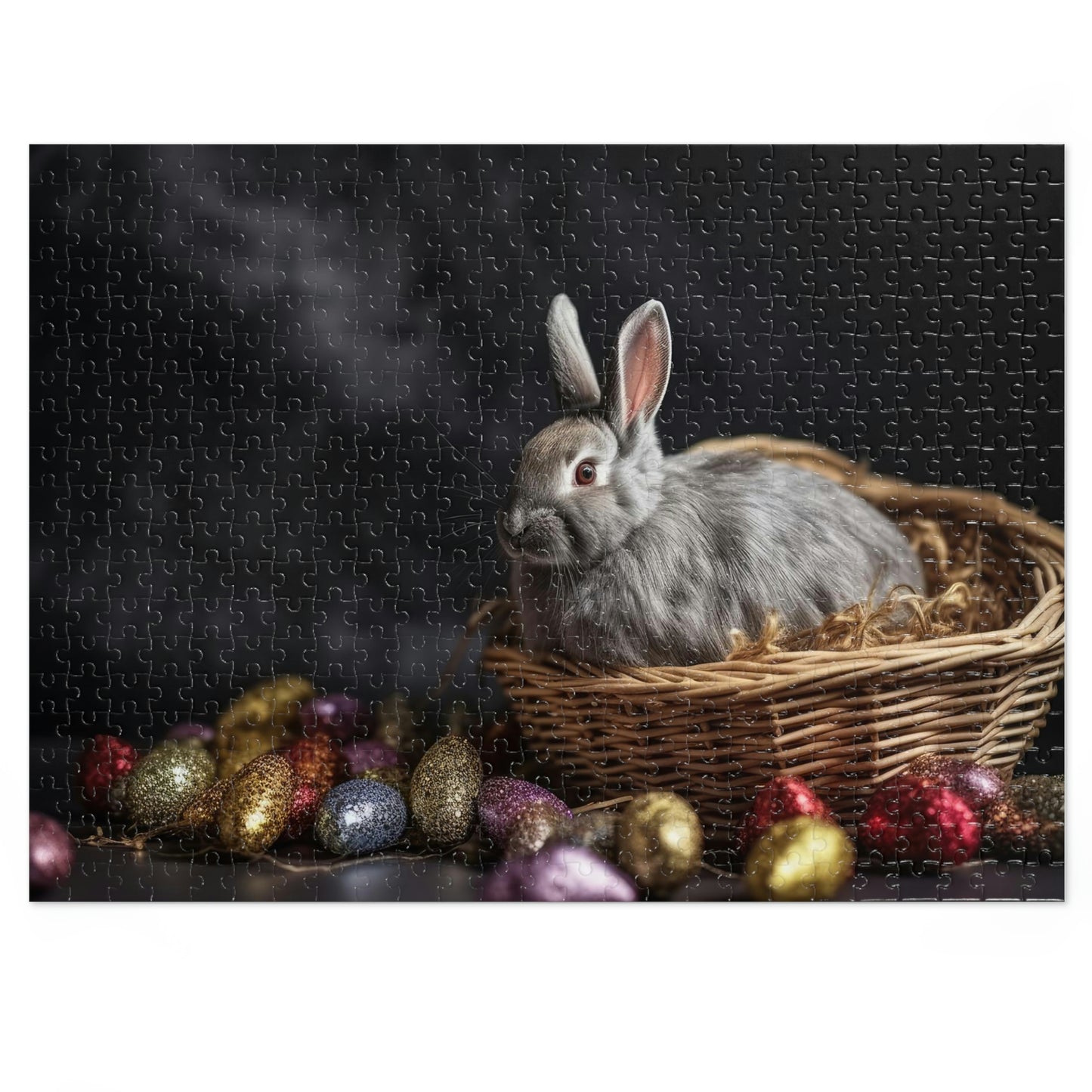 Whimsical Easter Bunny Puzzle 4 (500, 1000 piece)