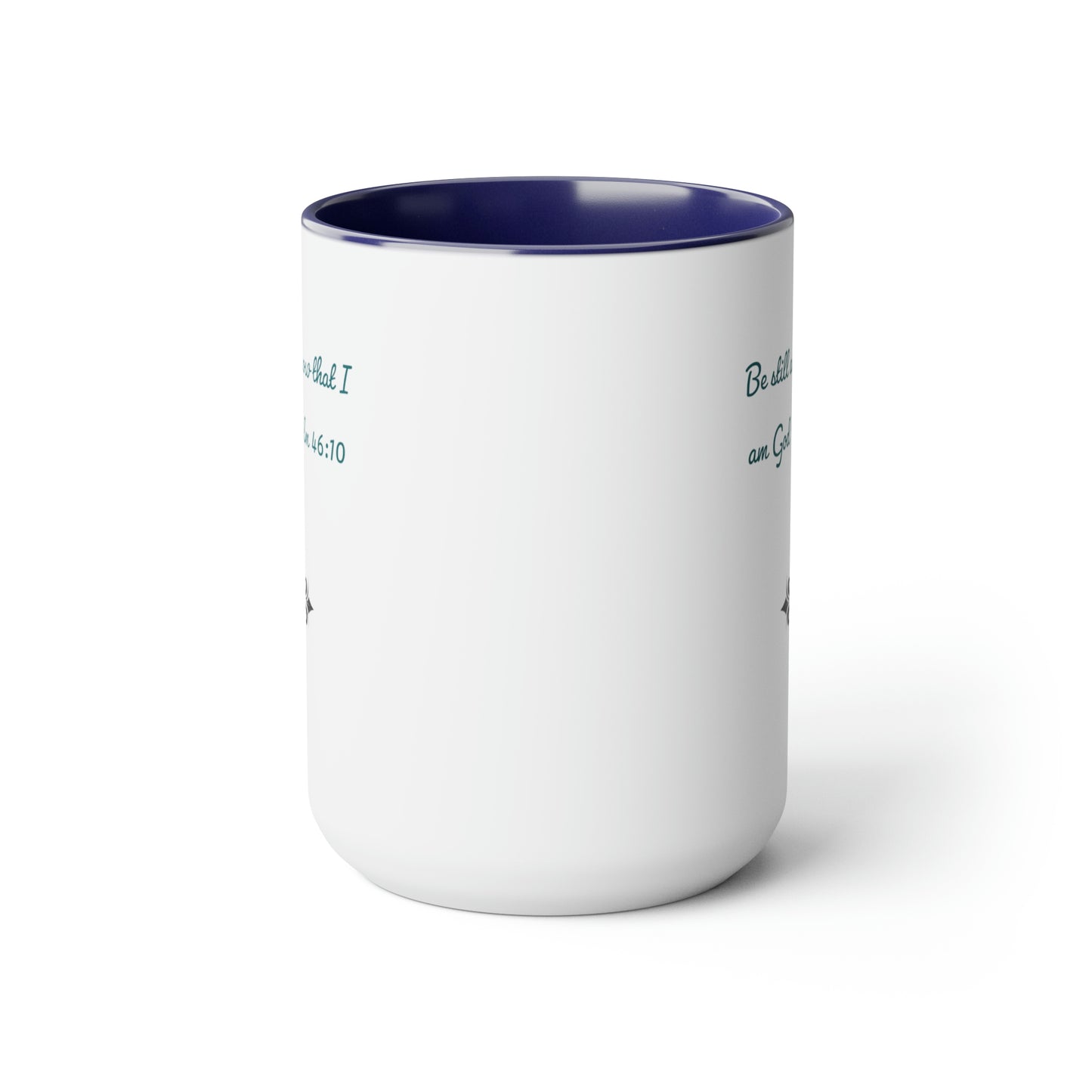 Be Still and Know Coffee Mug, Two-Tone