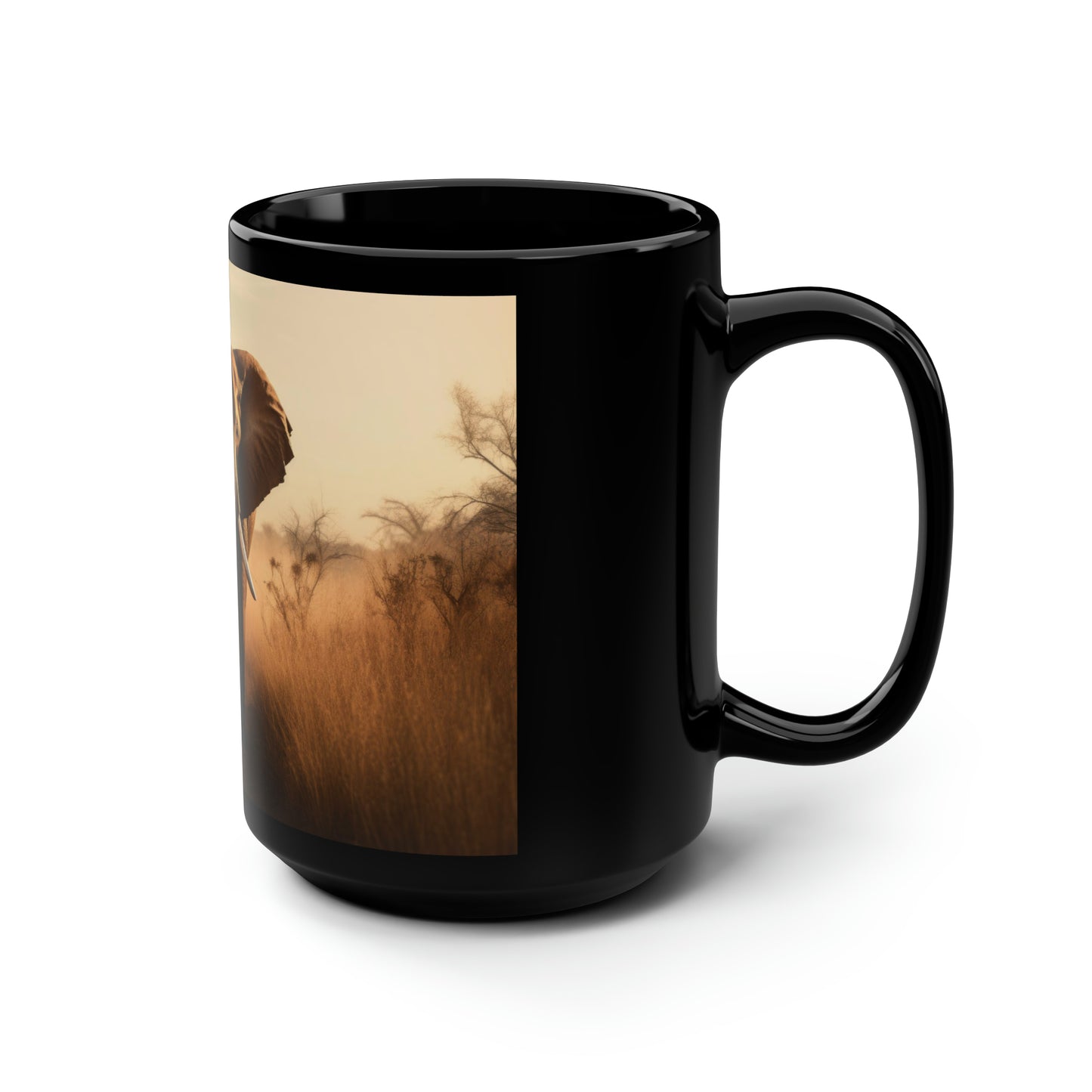 Elephant Mug - 15 oz Ceramic Mug