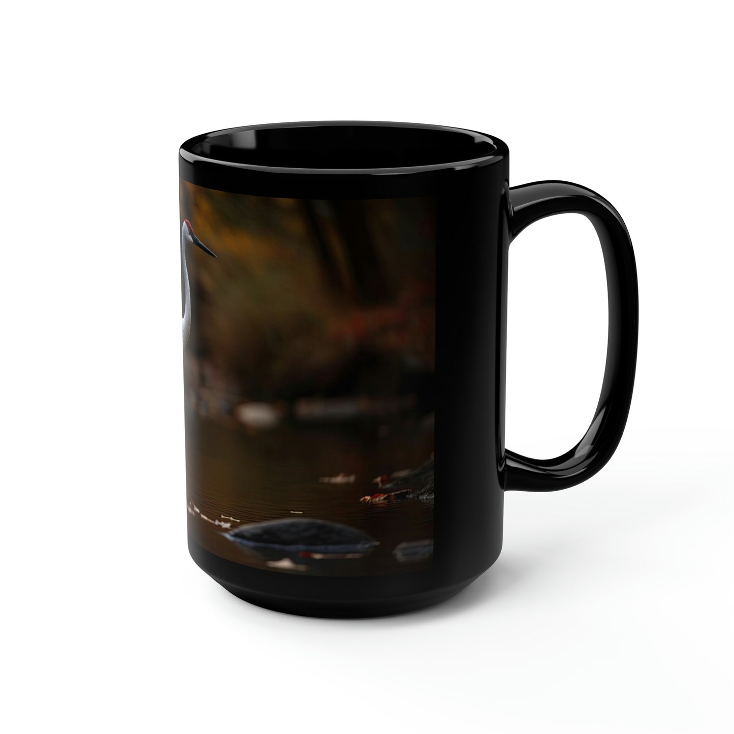 Crane Mug - 15 oz Ceramic Mug