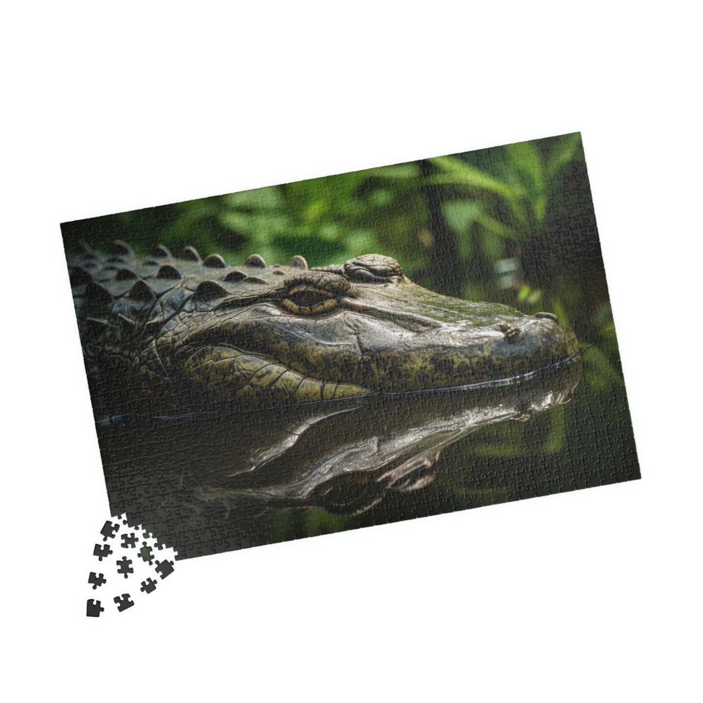 alligator jigsaw puzzle pieces