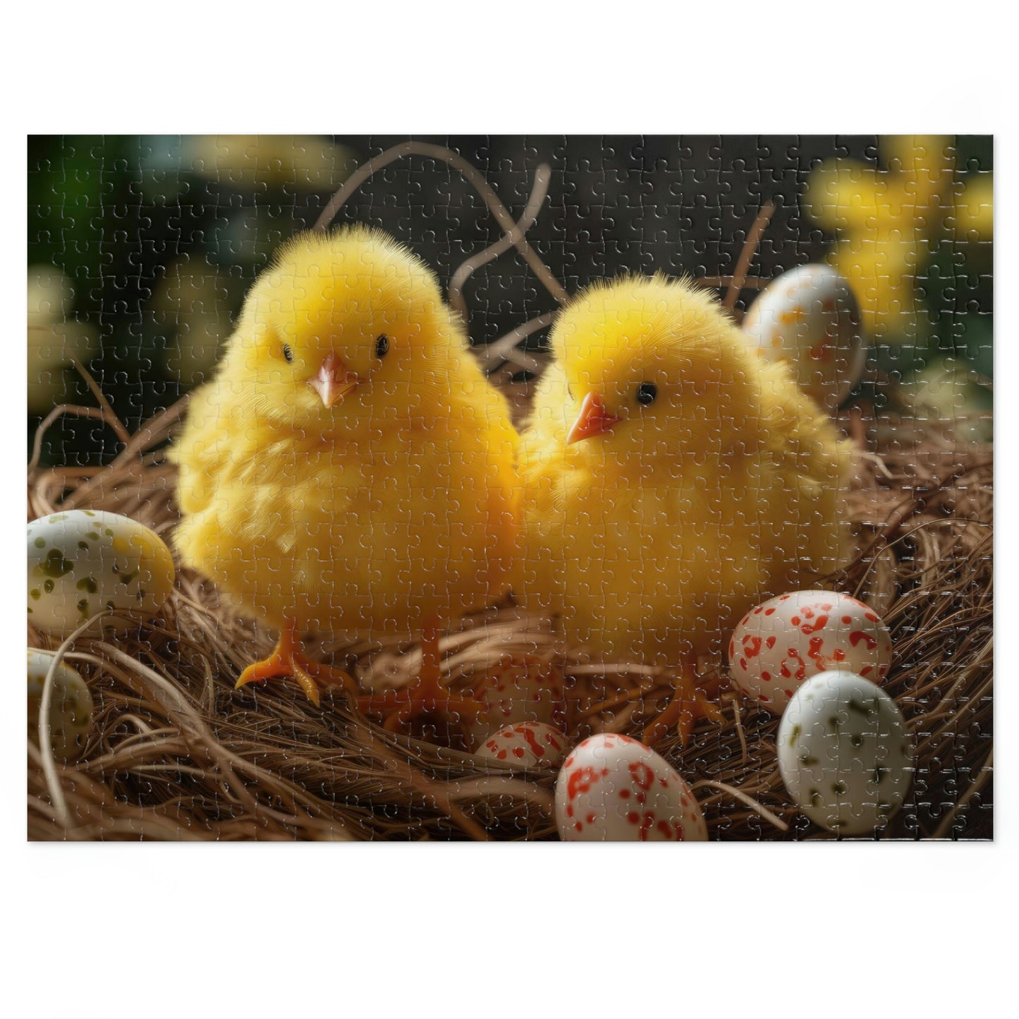Easter Chicks 2 Puzzle: (500, 1000 pc)