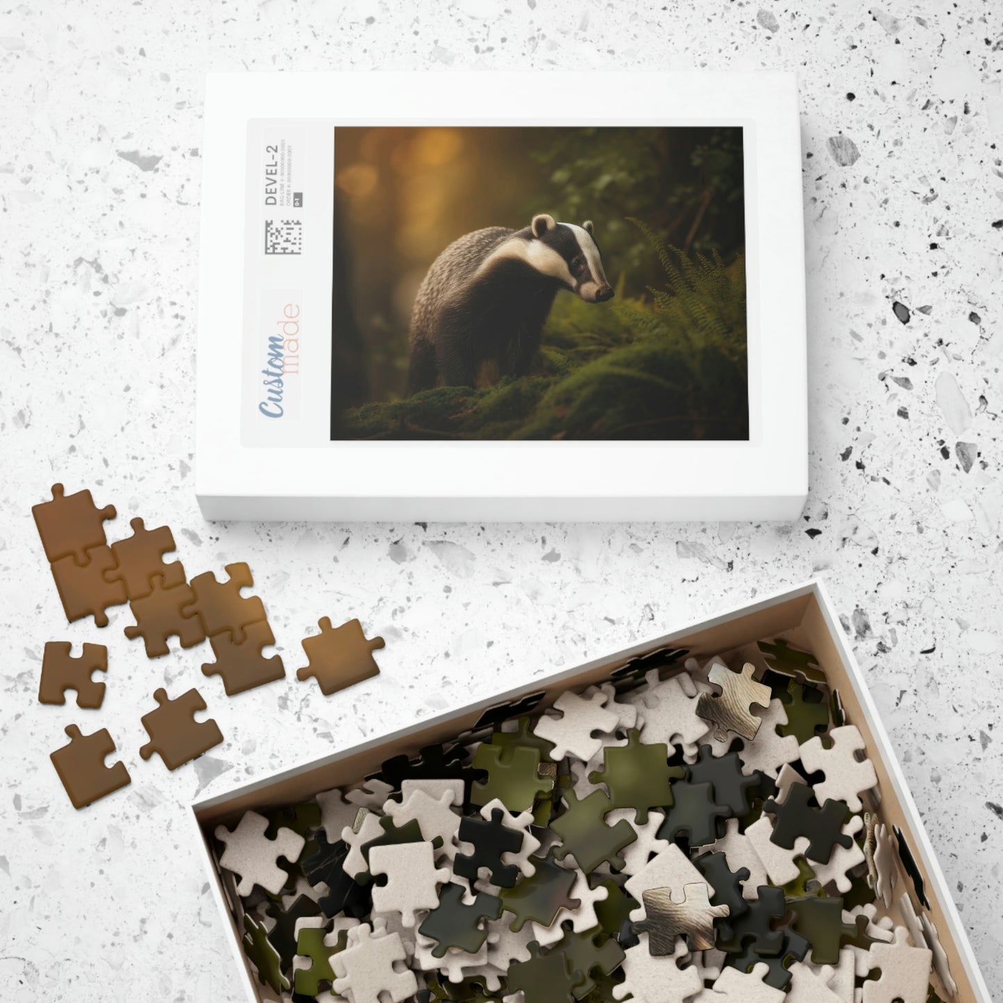 badger jigsaw puzzle box