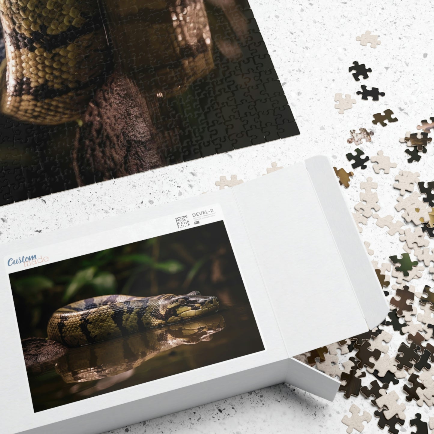 anaconda jigsaw puzzle box