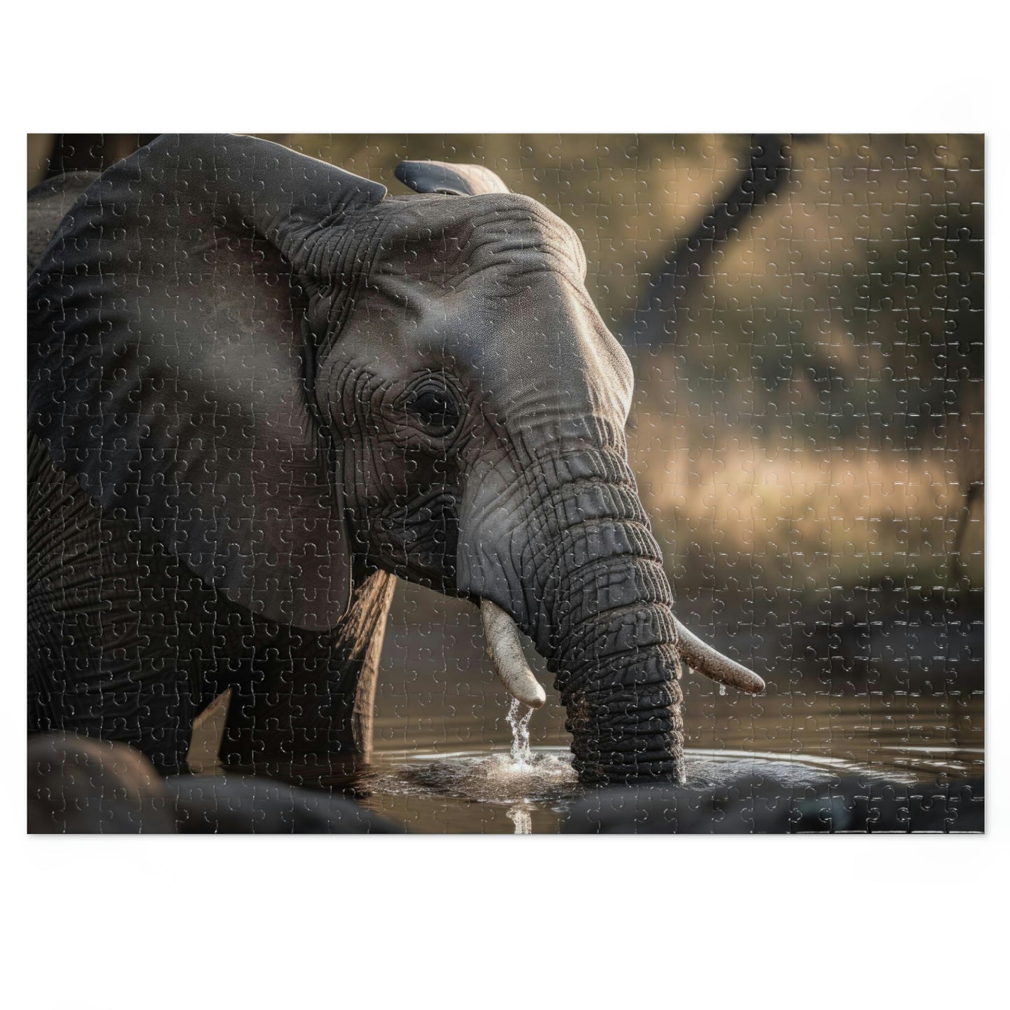 Elephant's Serene Oasis 2 (500, 1000 piece)