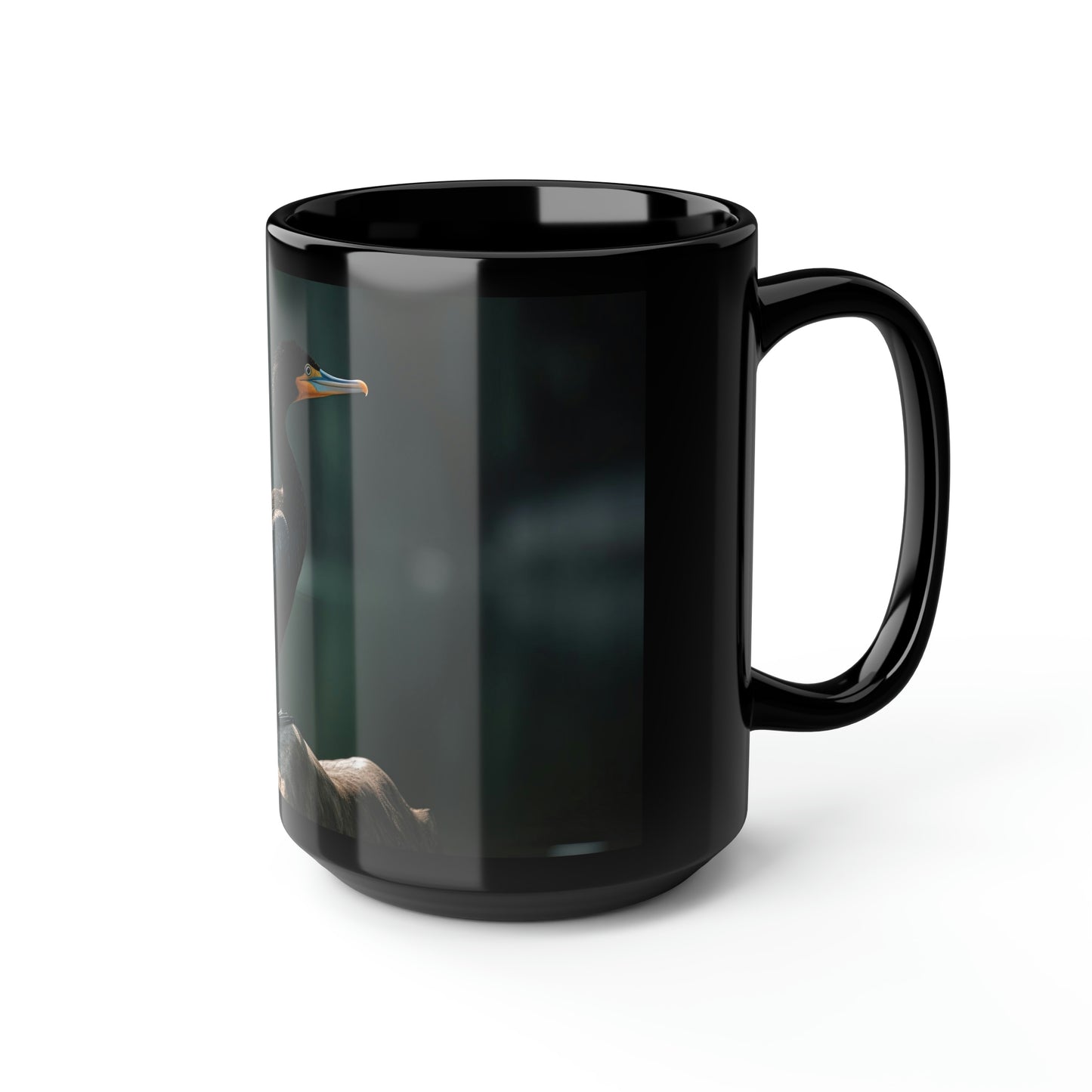 Cormorant Mug - 15 oz Ceramic Mug