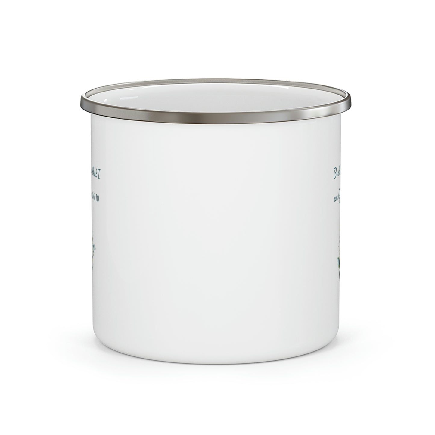 camping mug back view