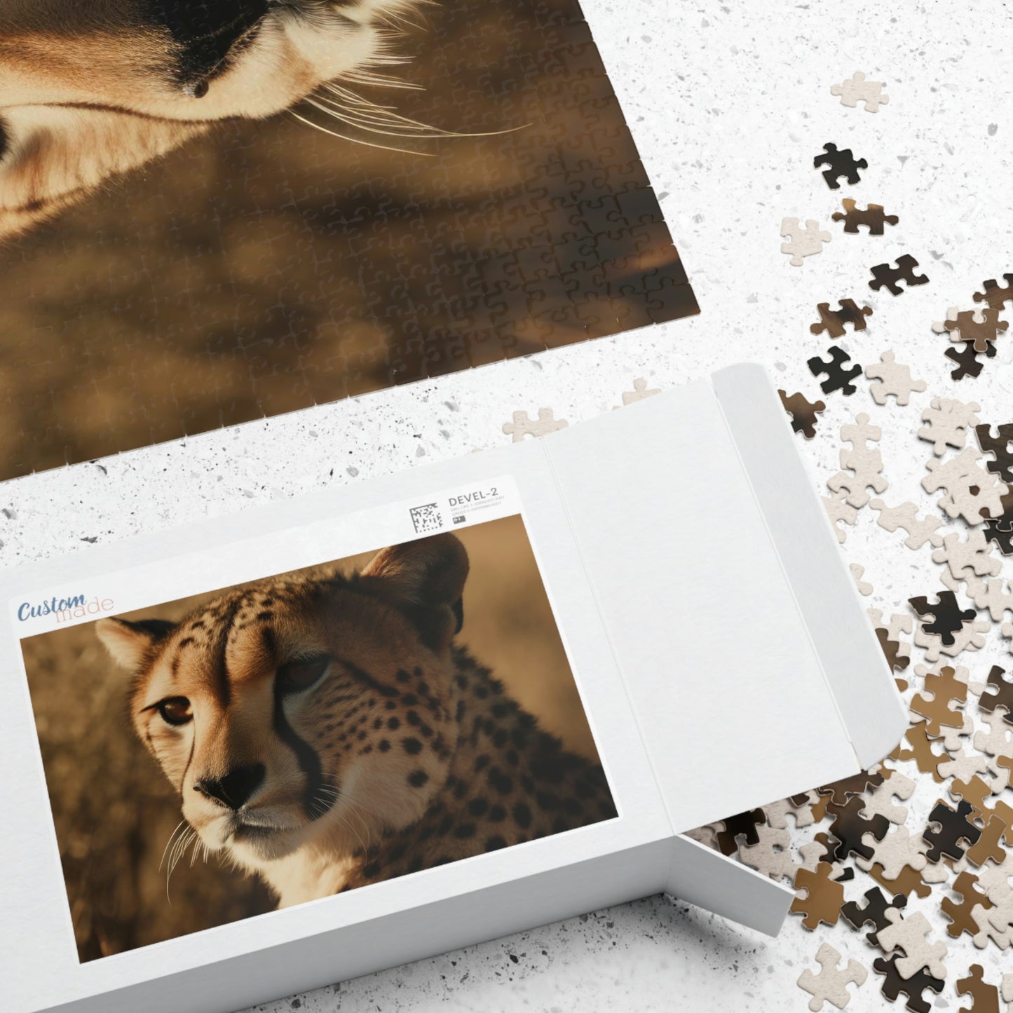 cheetah puzzle box