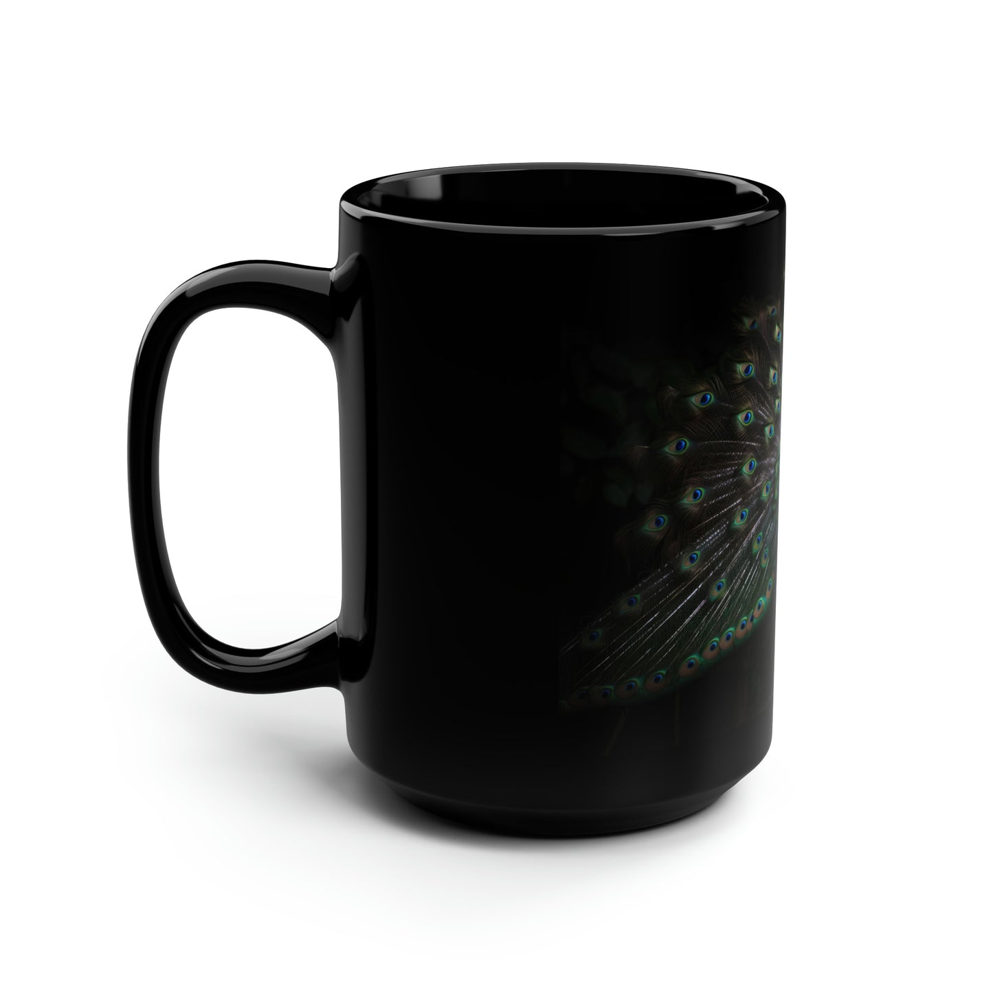 Peacock Mug - 15oz Ceramic Mug