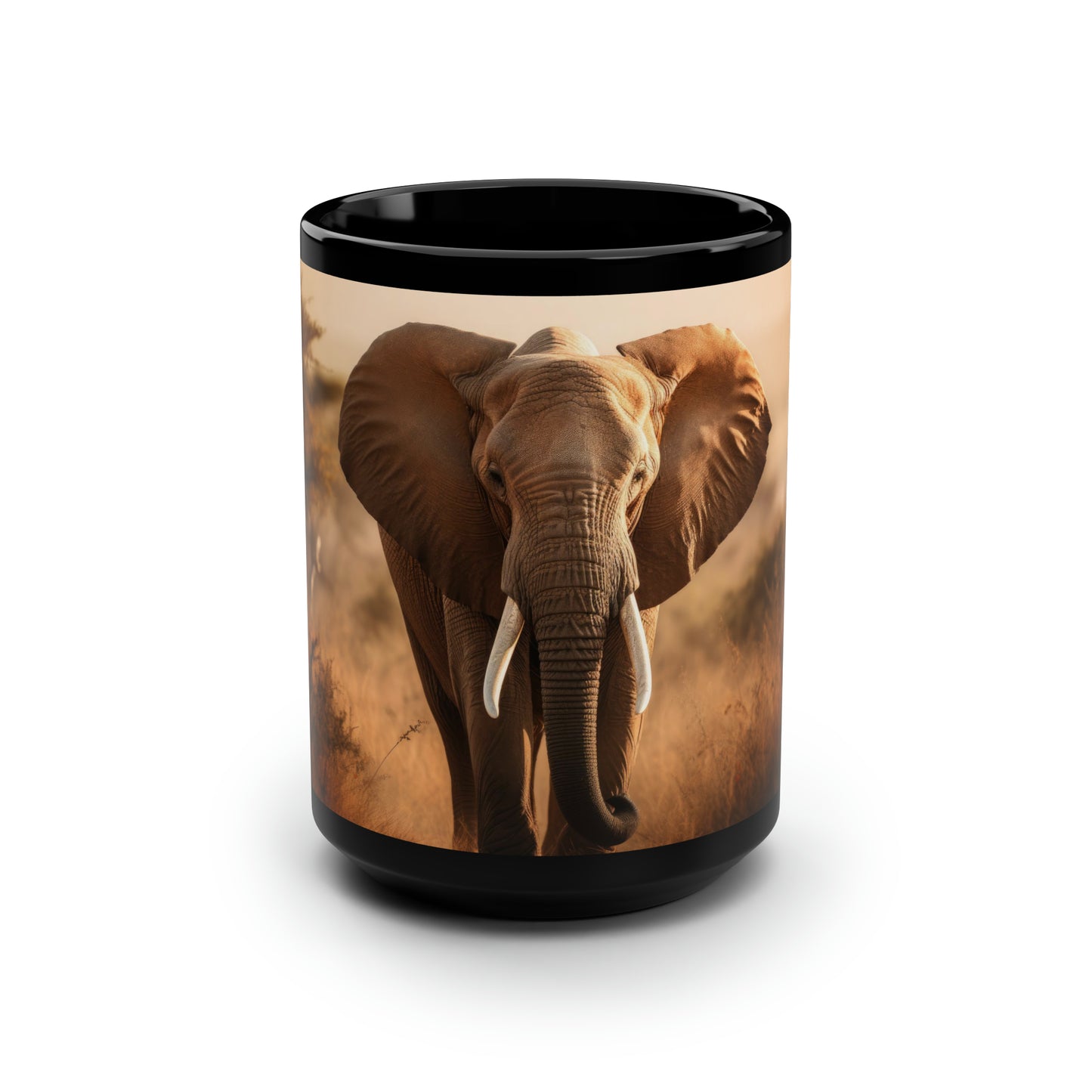 Elephant Mug - 15 oz Ceramic Mug
