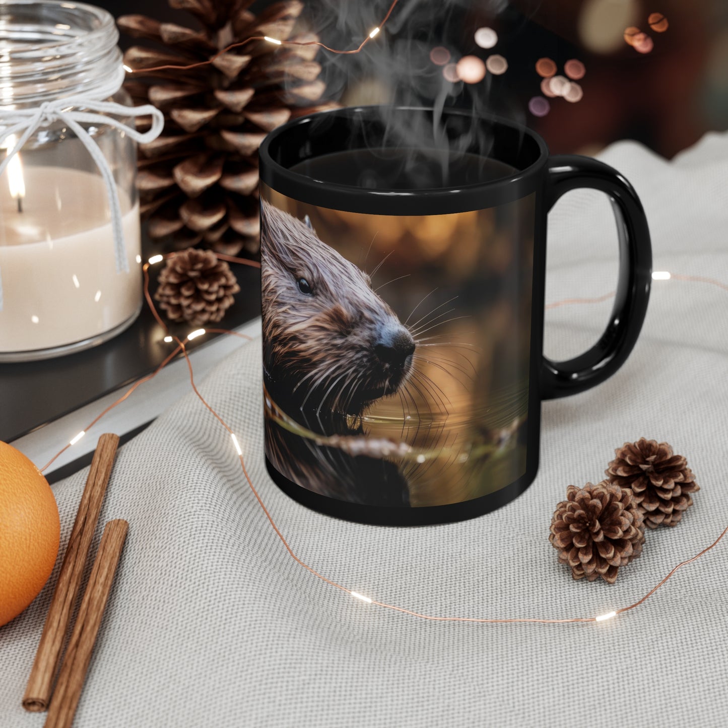 Beaver Mug - 11 oz Ceramic Mug