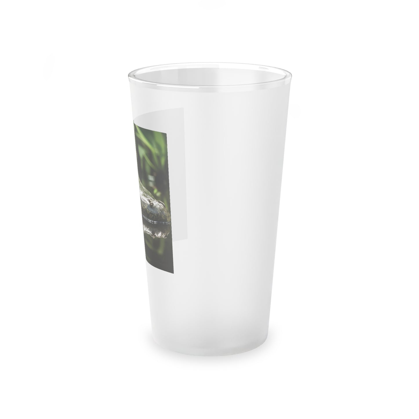 Alligator Frosted Pint Glass, 16oz
