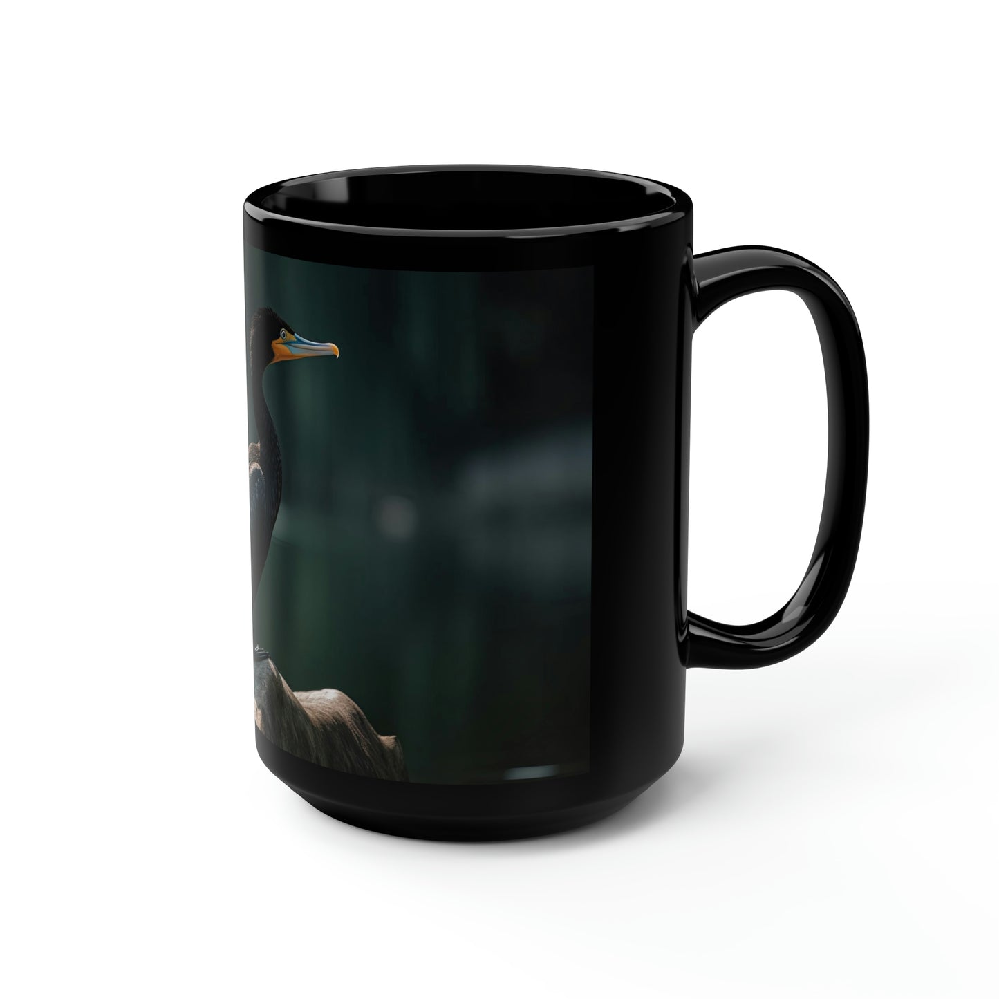 Cormorant Mug - 15 oz Ceramic Mug