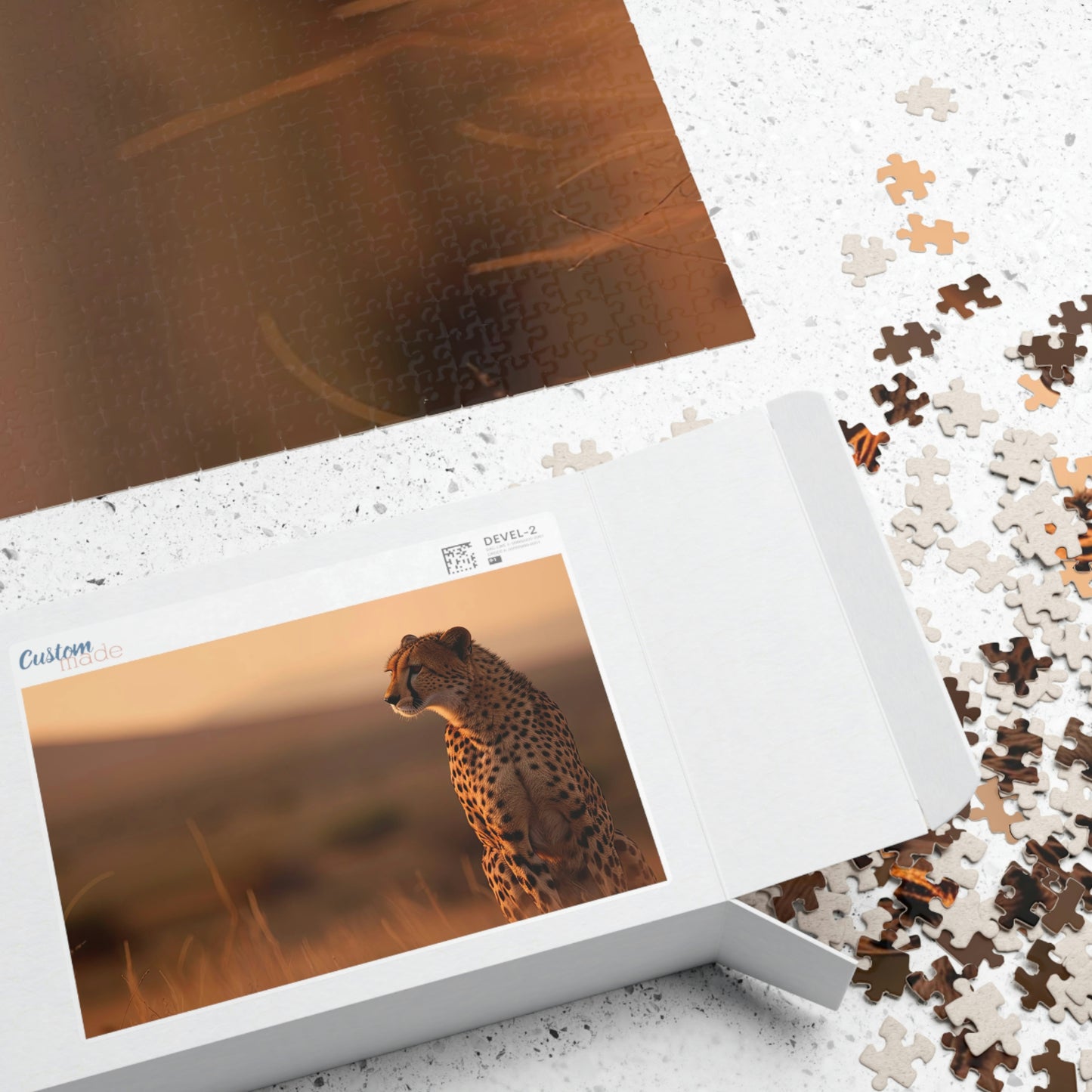 cheetah puzzle box