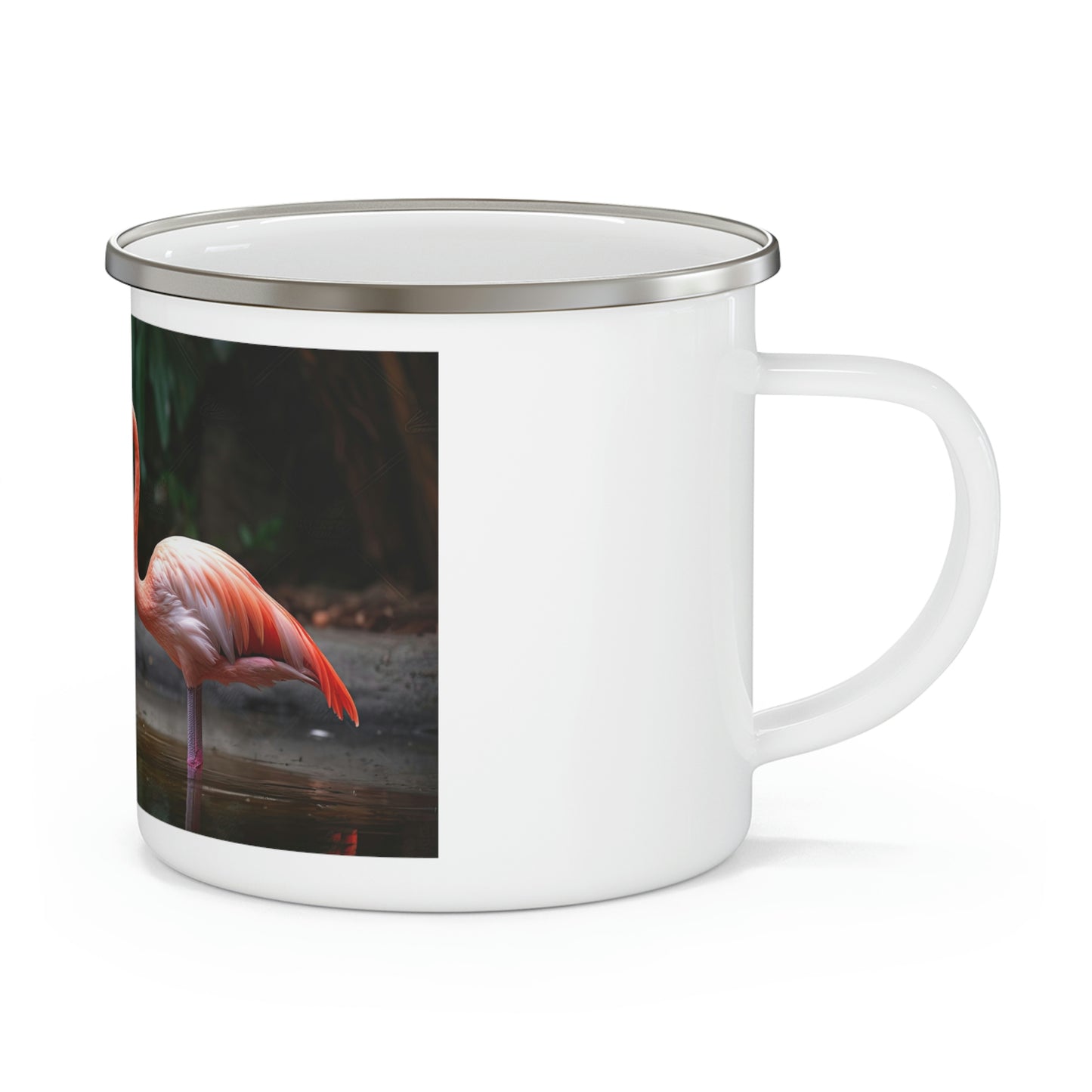 Flamingo Camping Mug, Enamel