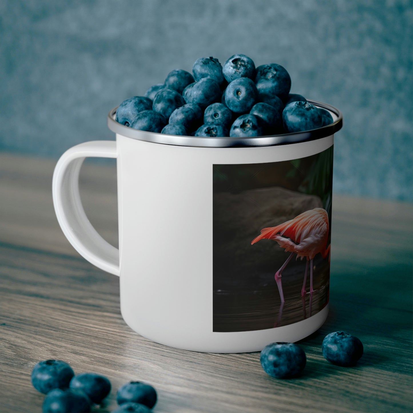 Flamingo Camping Mug, Enamel