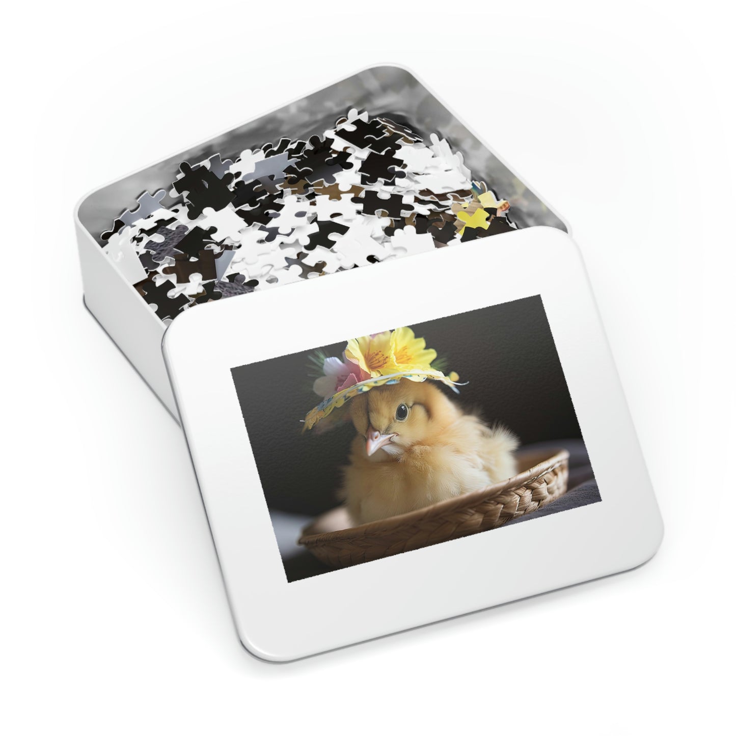 Easter Chick in Bonnet Puzzle (500, 1000 pc)