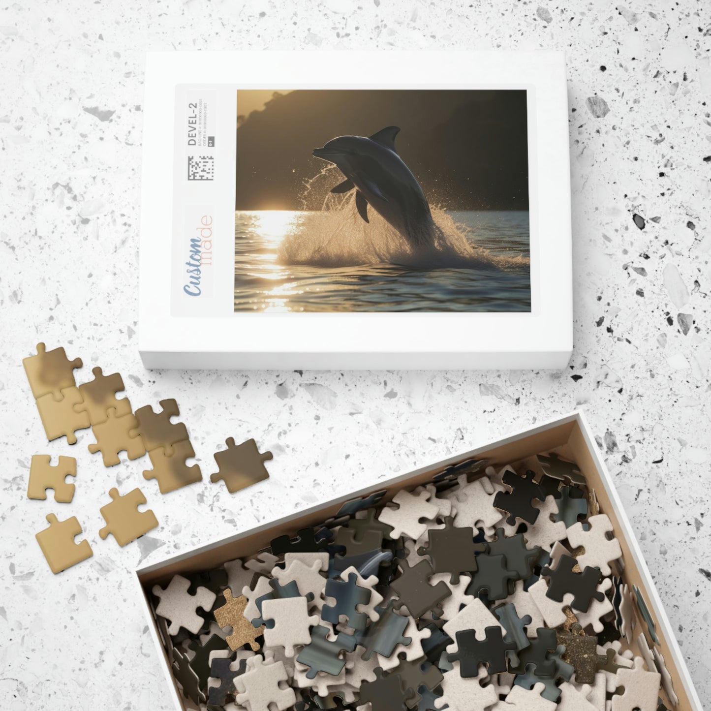 Dolphin Puzzle (500, 1014-piece)