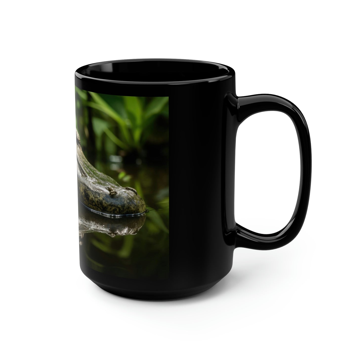alligator mug side view